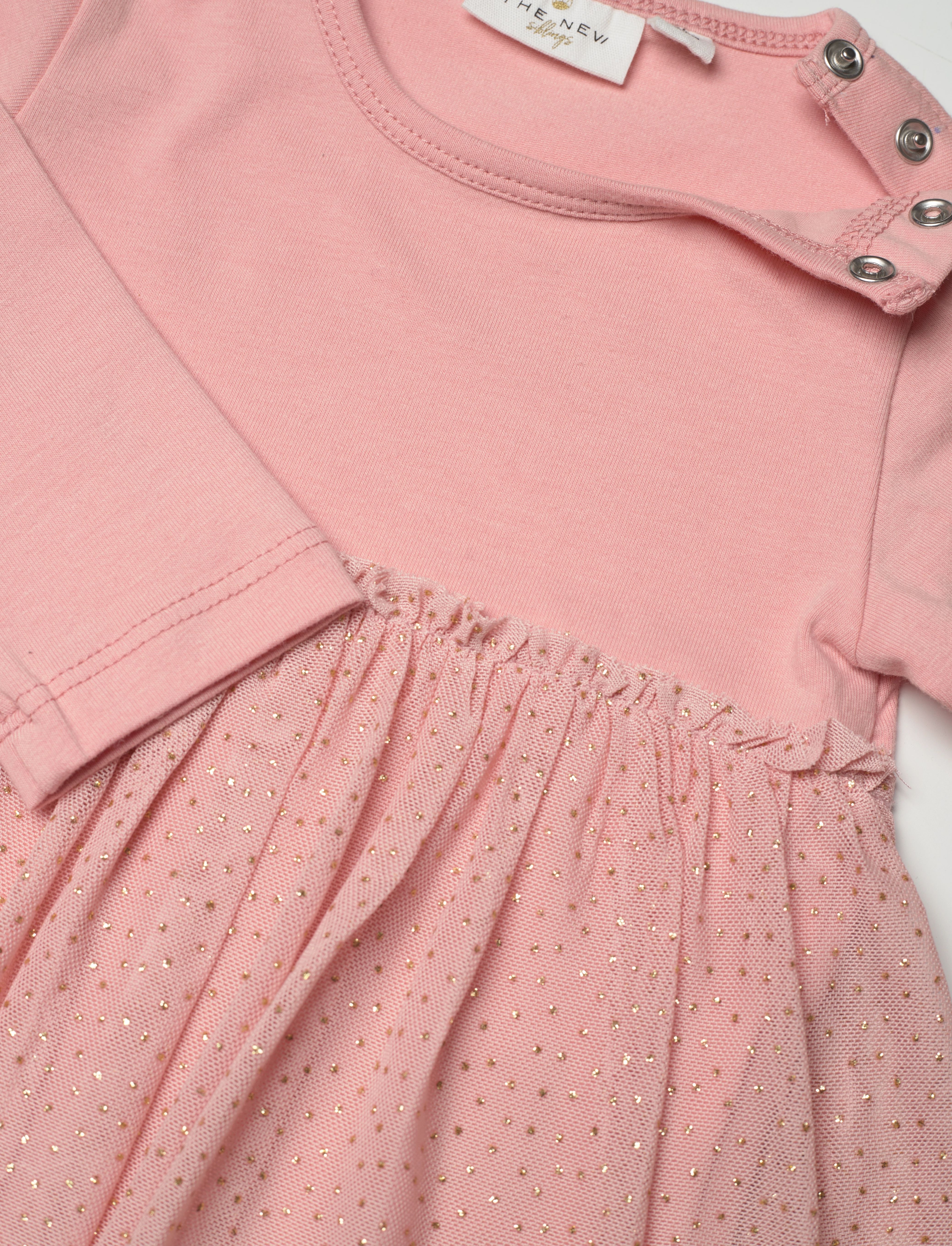 The New - TNSDARIA L_S DRESS - peach beige - 2