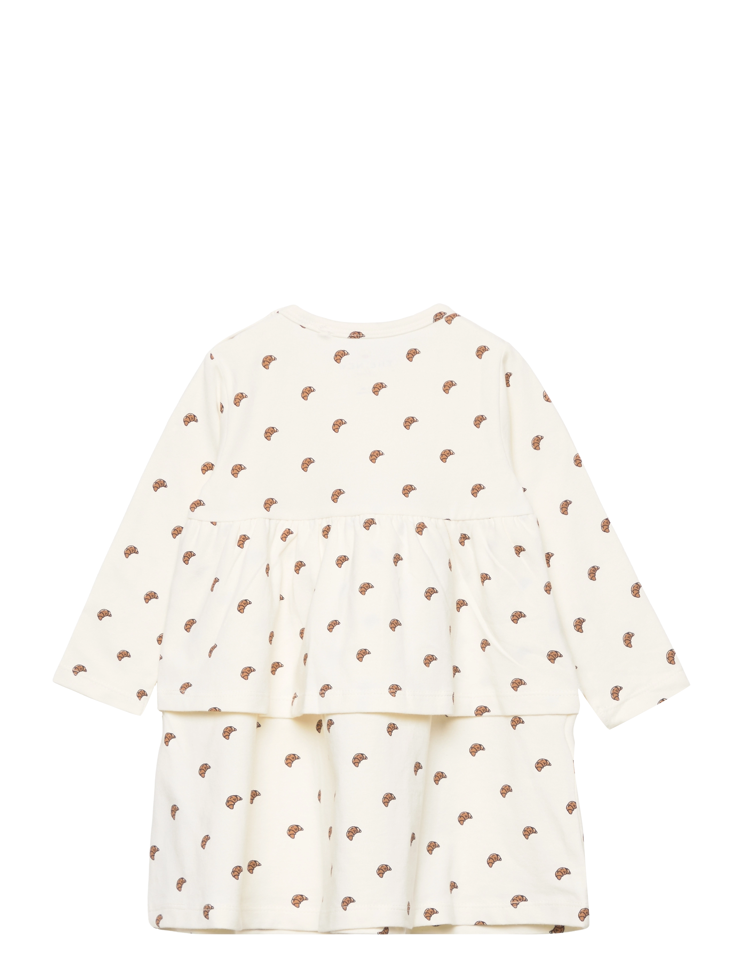 TNSFIMO L_S DRESS - WHITE SWAN