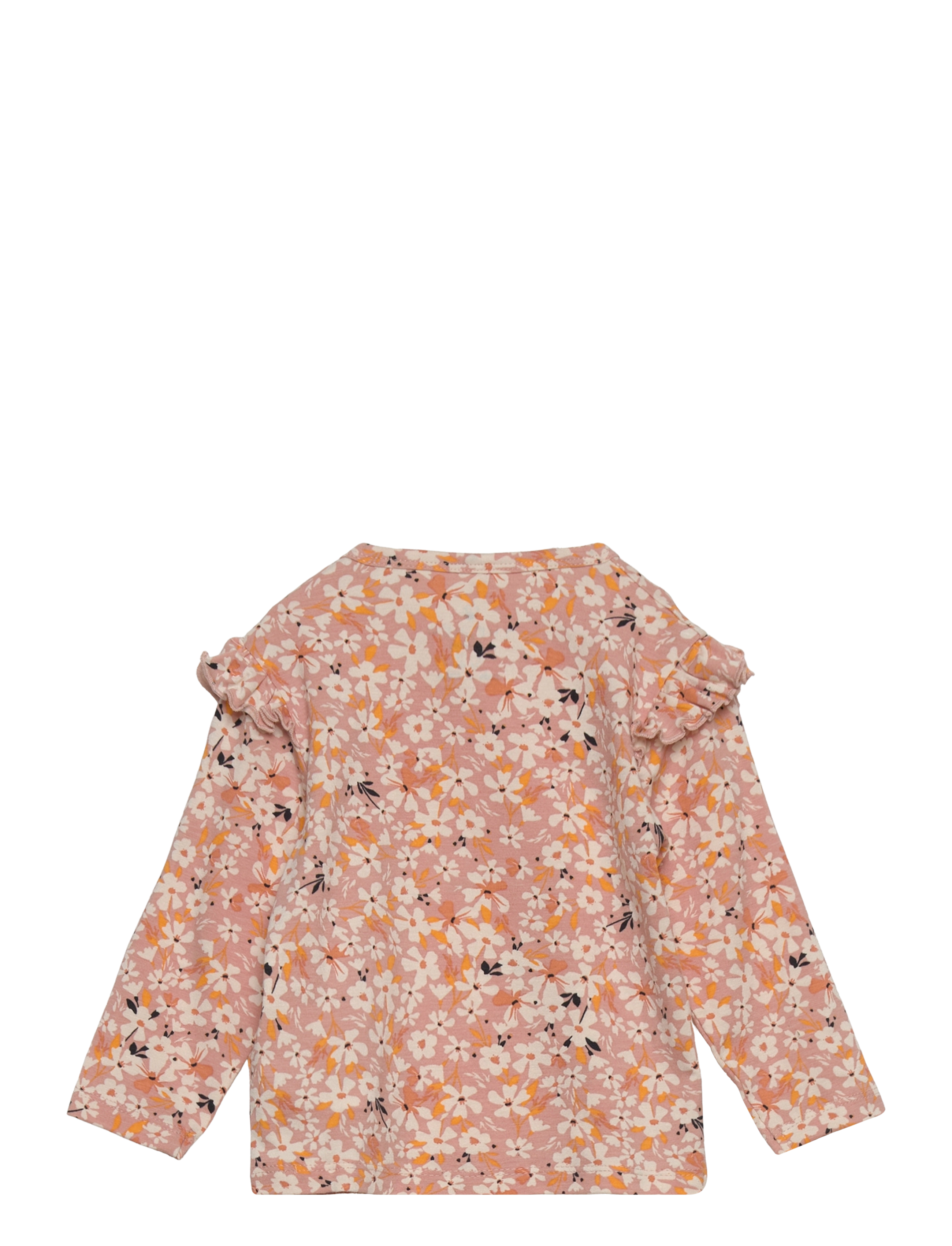 The New - TNSFILIA L_S TEE - peach beige flower aop - 1