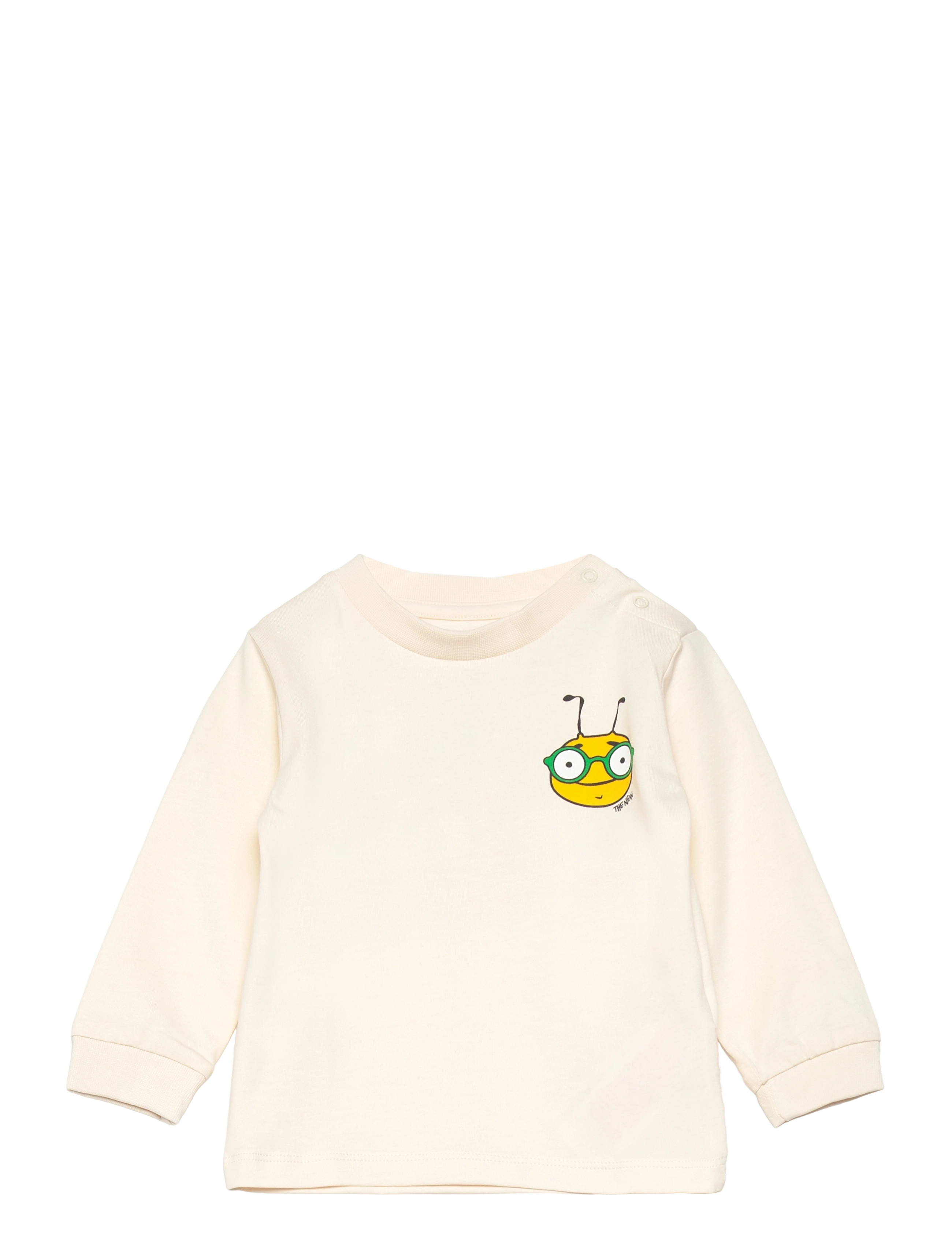 TNSJuzz L_S Tee - WHITE SWAN