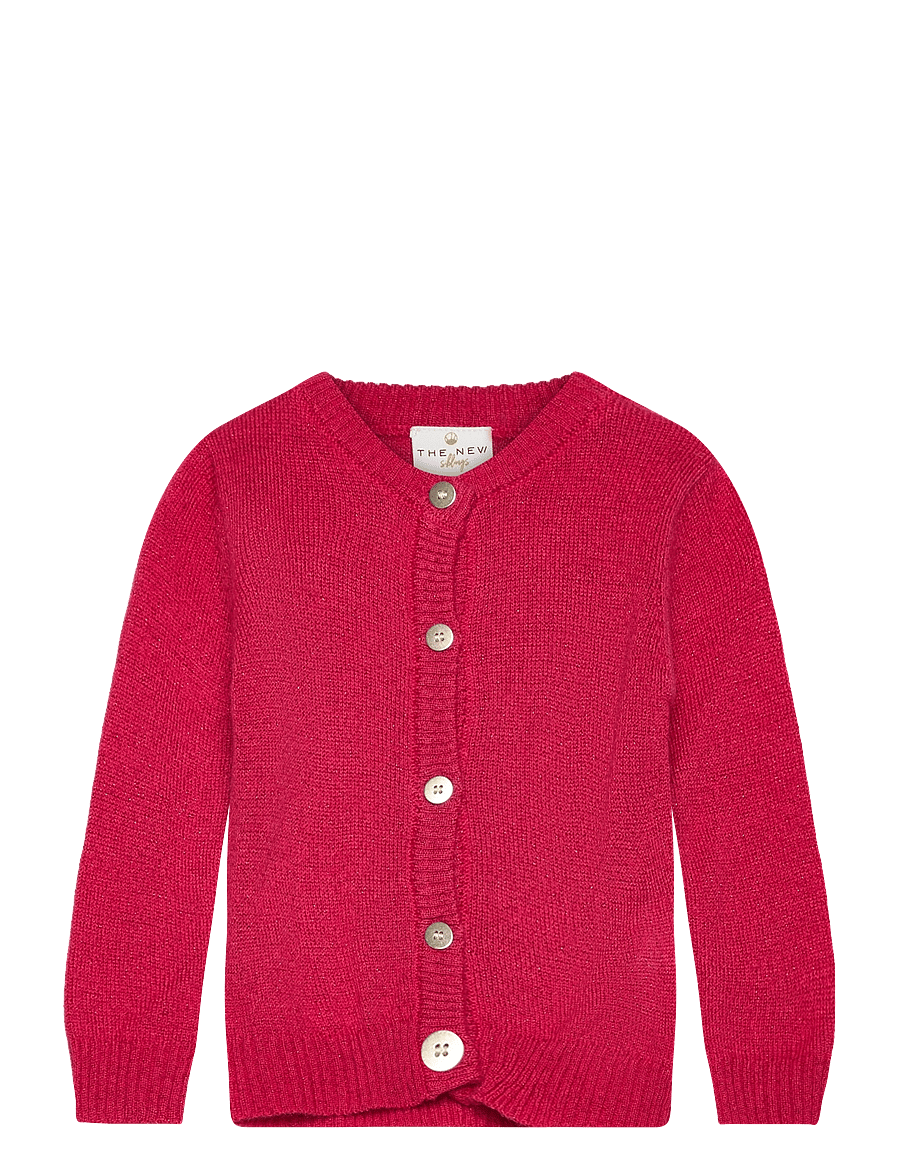 The New - TNSKeve Glitter Cardigan - kardiganid - geranium - 0