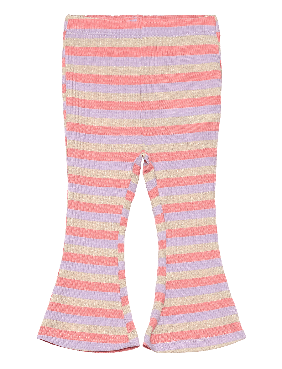 The New - TNSFridanne Flared Rib Pants - lavender herb - 0