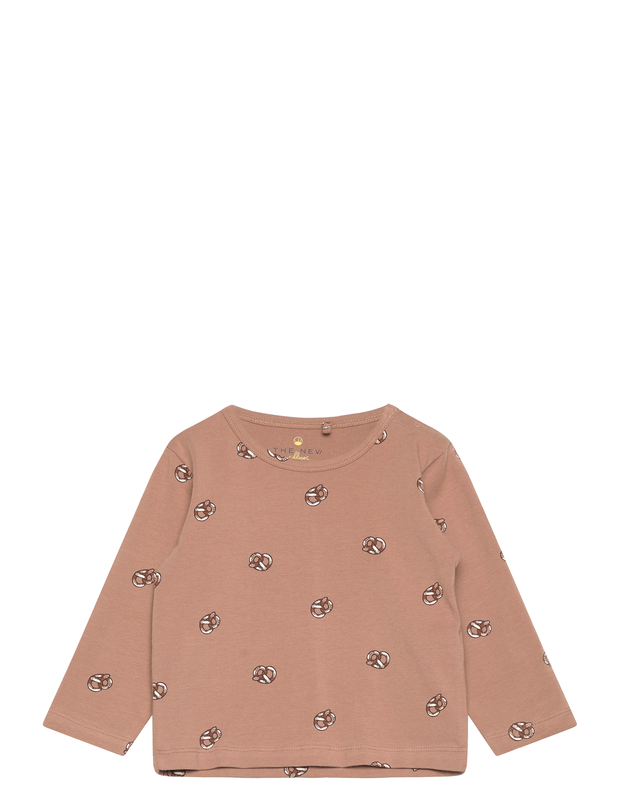 THE NEW Tnshimo L_S Tee Beige - 80 - Kinder