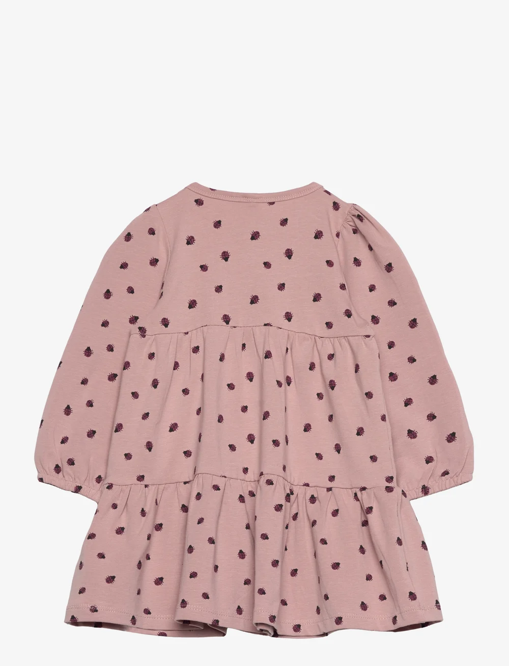 The New - TNSMira L_S Dress - långärmade babyklänningar - adobe rose lady bug aop - 1