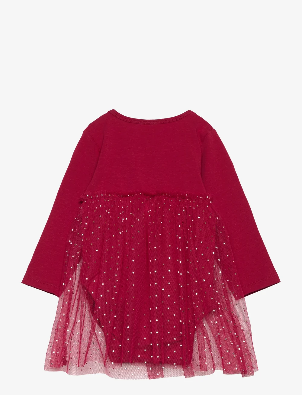 The New - TNSMacie L_S Body Dress - langärmelige freizeitkleider - rio red - 1