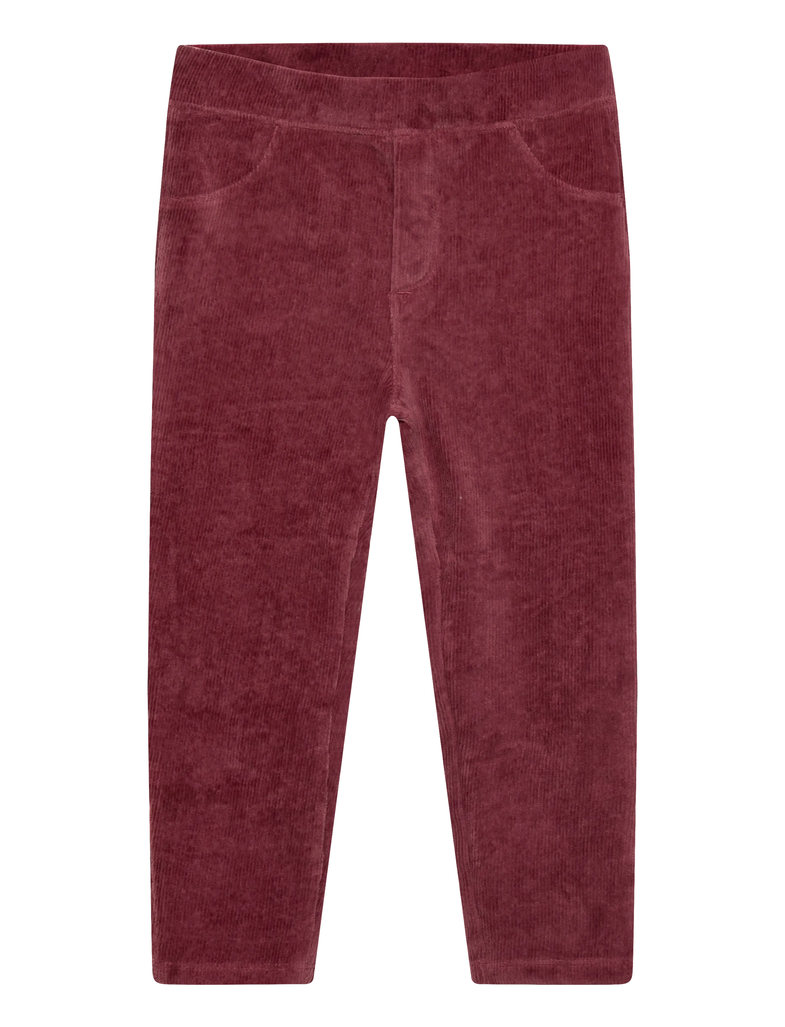 The New Tnsmiriam Corduroy Jeggings, 92, Burgundy, Underdele > Leggings, Børn