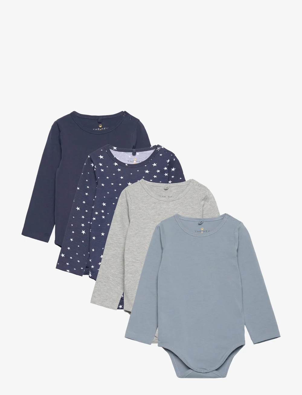 The New - TNSBBaby Boys Basic L_S Body Multi Pack - multipack bodys - multi color mood indigo - 0