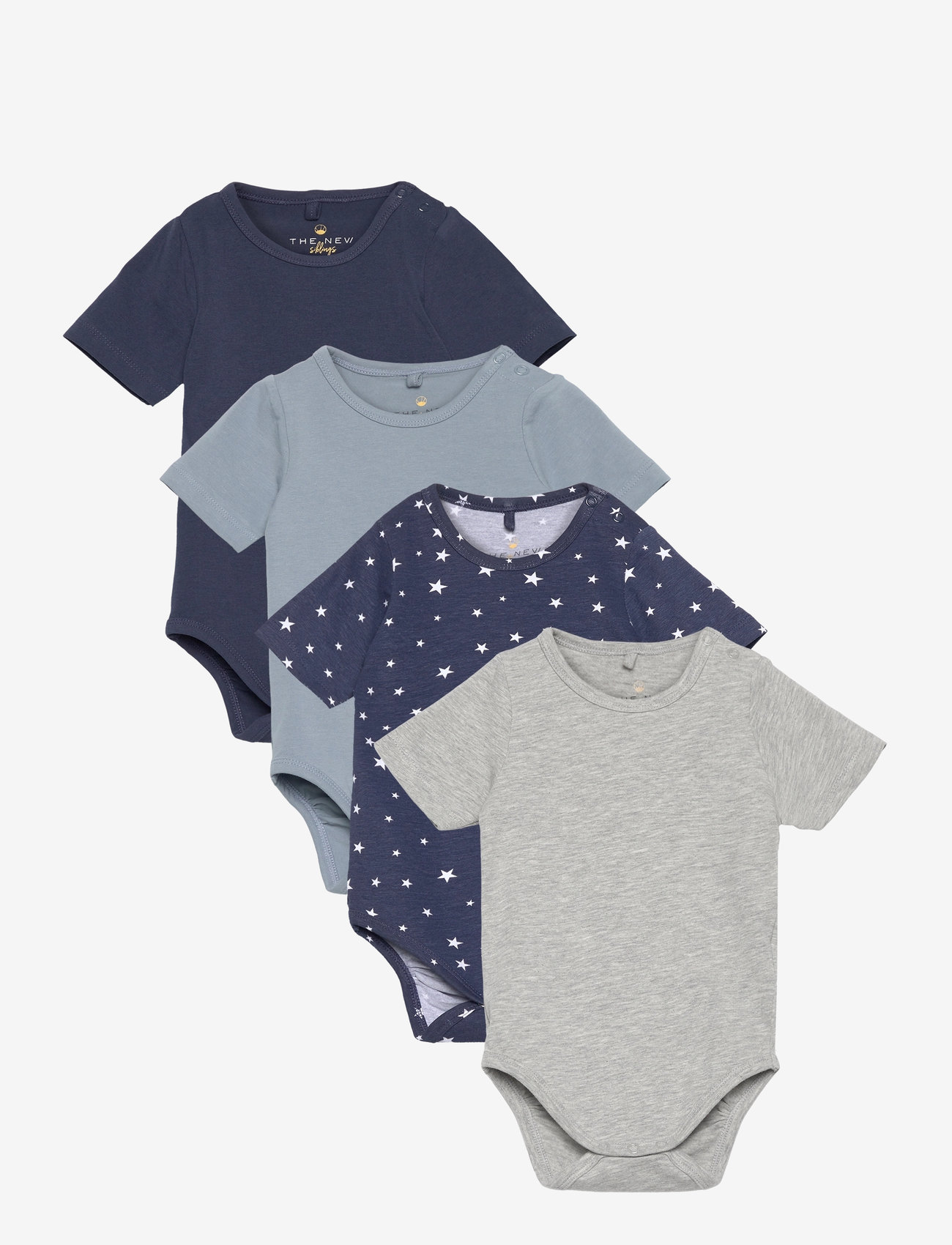The New - TNSBBaby Boys Basic S_S Body Multi Pack - multi color mood indigo - 0