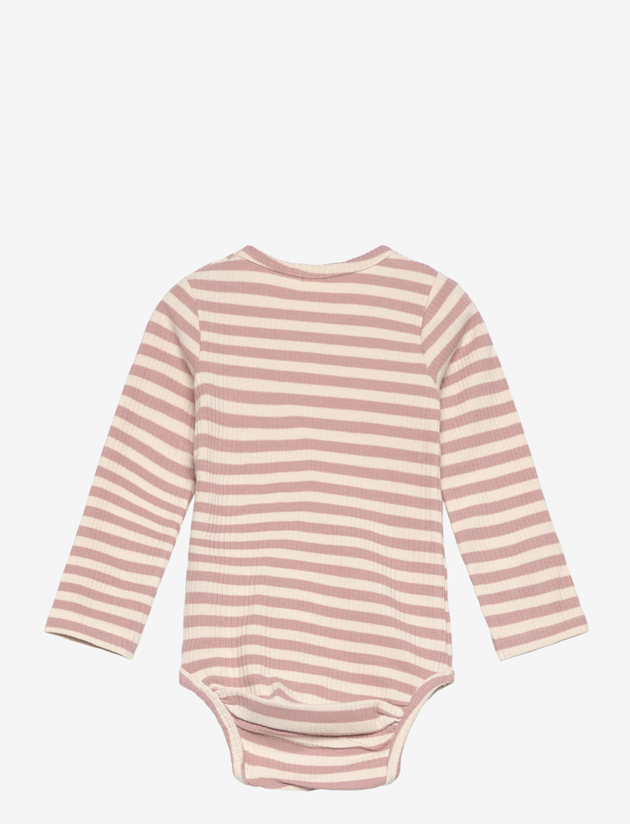 The New - TNSBFro Uni L_S Rib Body - långärmade bodies - adobe rose striped - 1