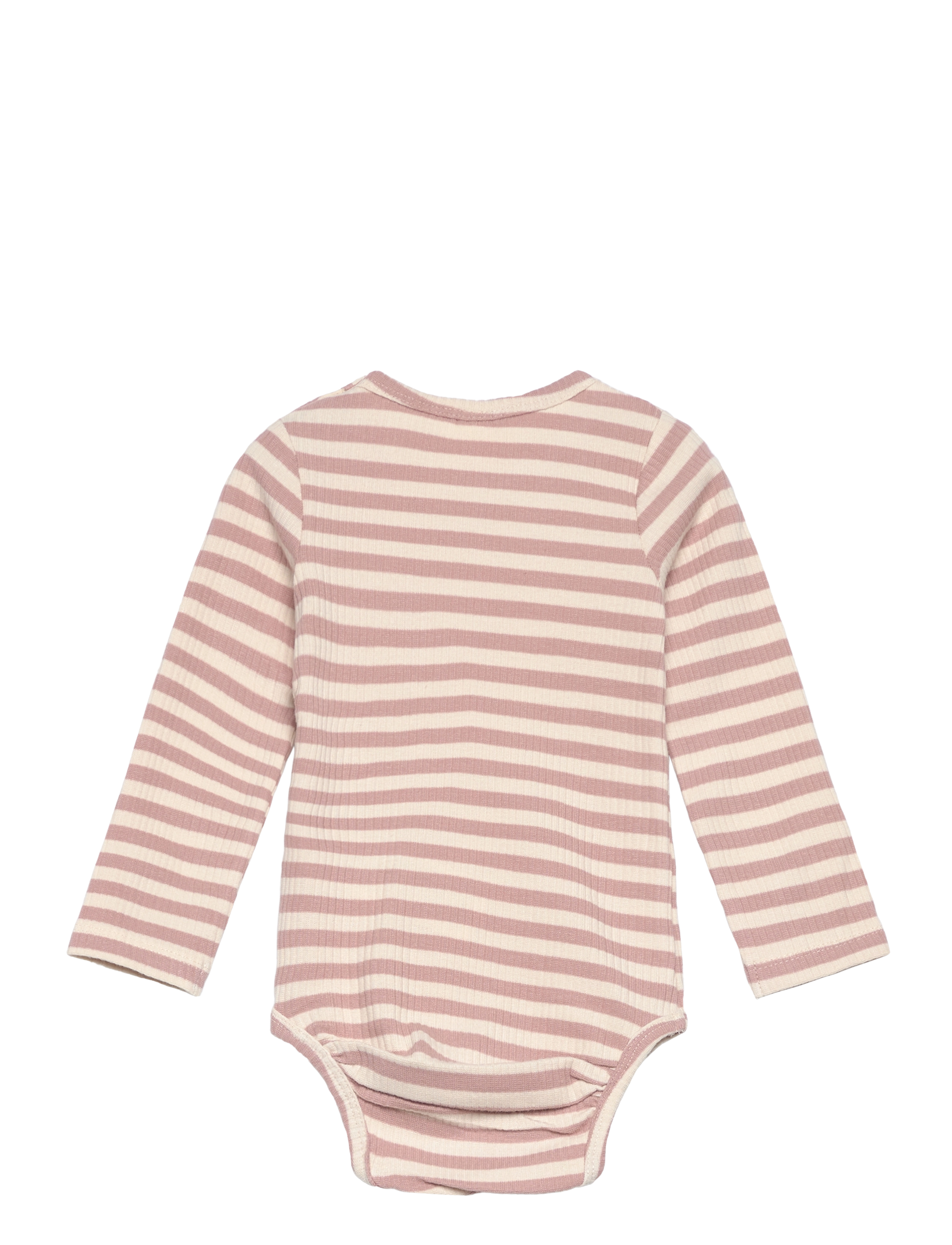 The New - TNSBFro Uni L_S Rib Body - pikkade varrukatega bodid - adobe rose striped - 1