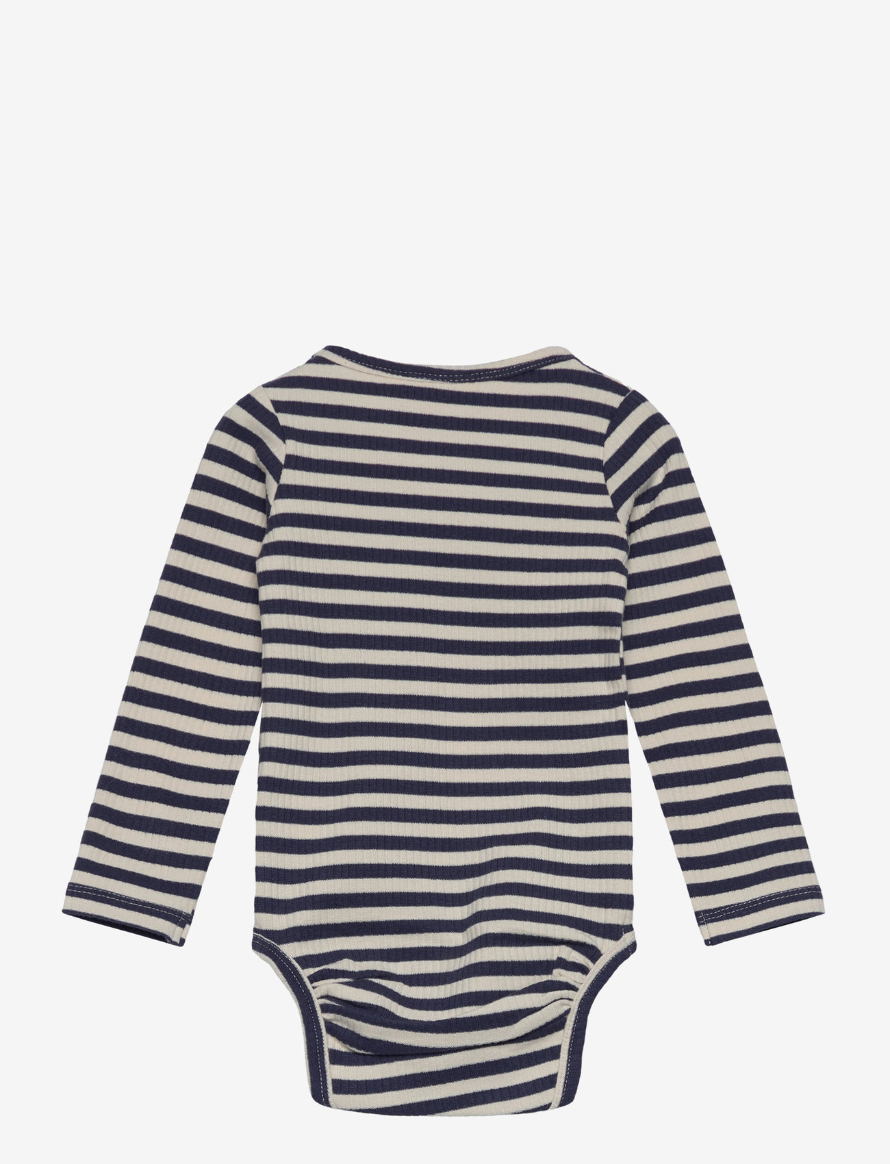 The New - TNSBFro Uni L_S Rib Body - pikkade varrukatega bodid - mood indigo striped - 1