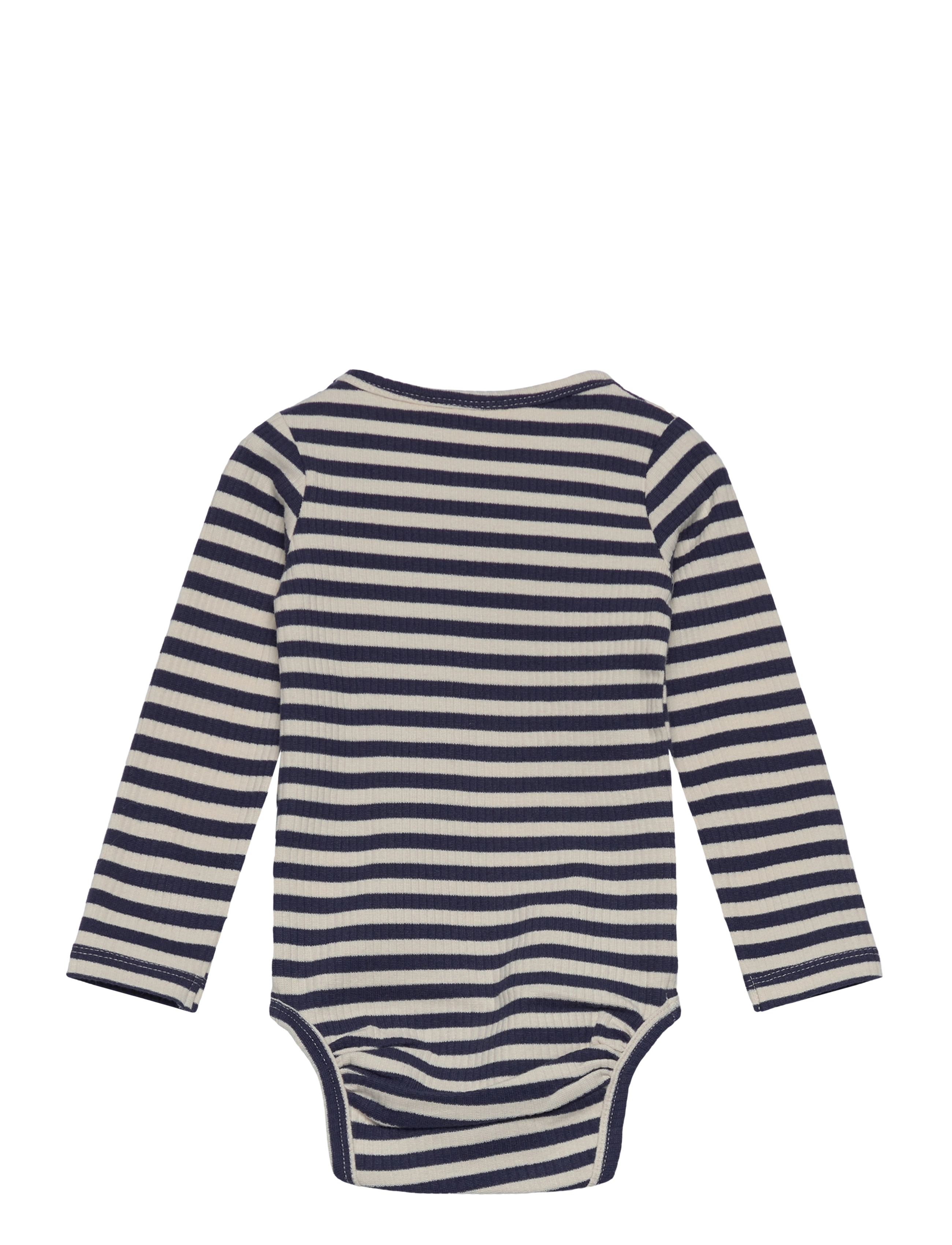 The New - TNSBFro Uni L_S Rib Body - langermede bodyer - mood indigo striped - 1