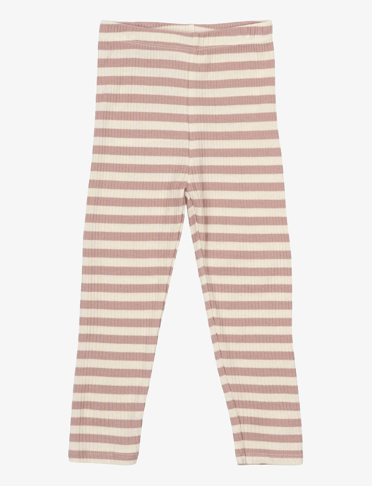 The New - TNSBFro Uni Rib Leggings - leggings - adobe rose striped - 0
