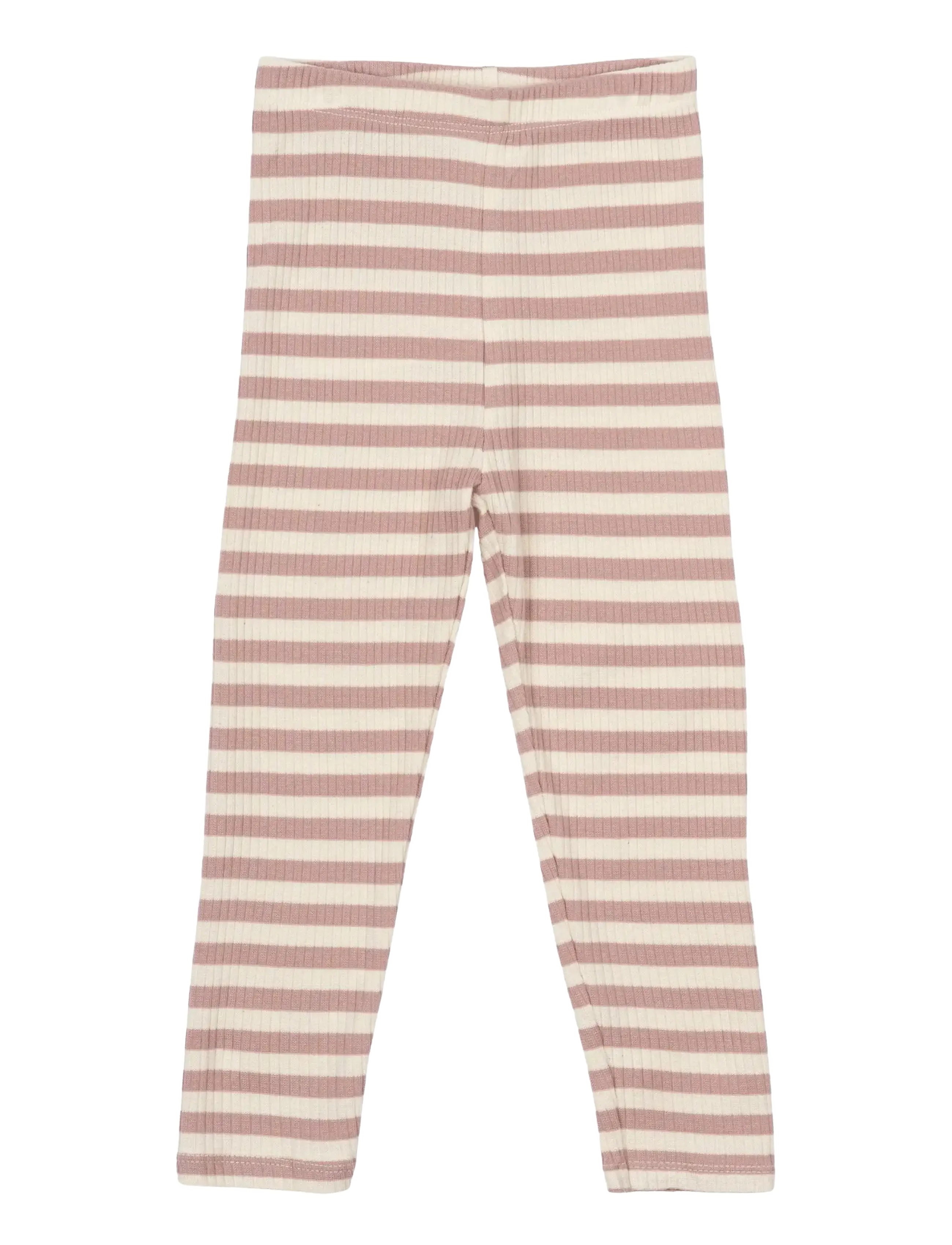The New TNSBFro Uni Rib Leggings - Leggings - ADOBE ROSE STRIPED / pink/rose