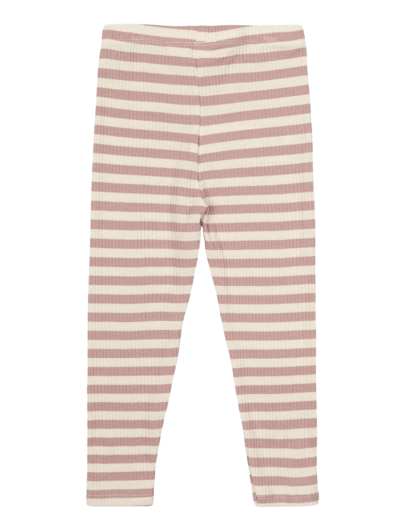 The New - TNSBFro Uni Rib Leggings - leggings - adobe rose striped - 1