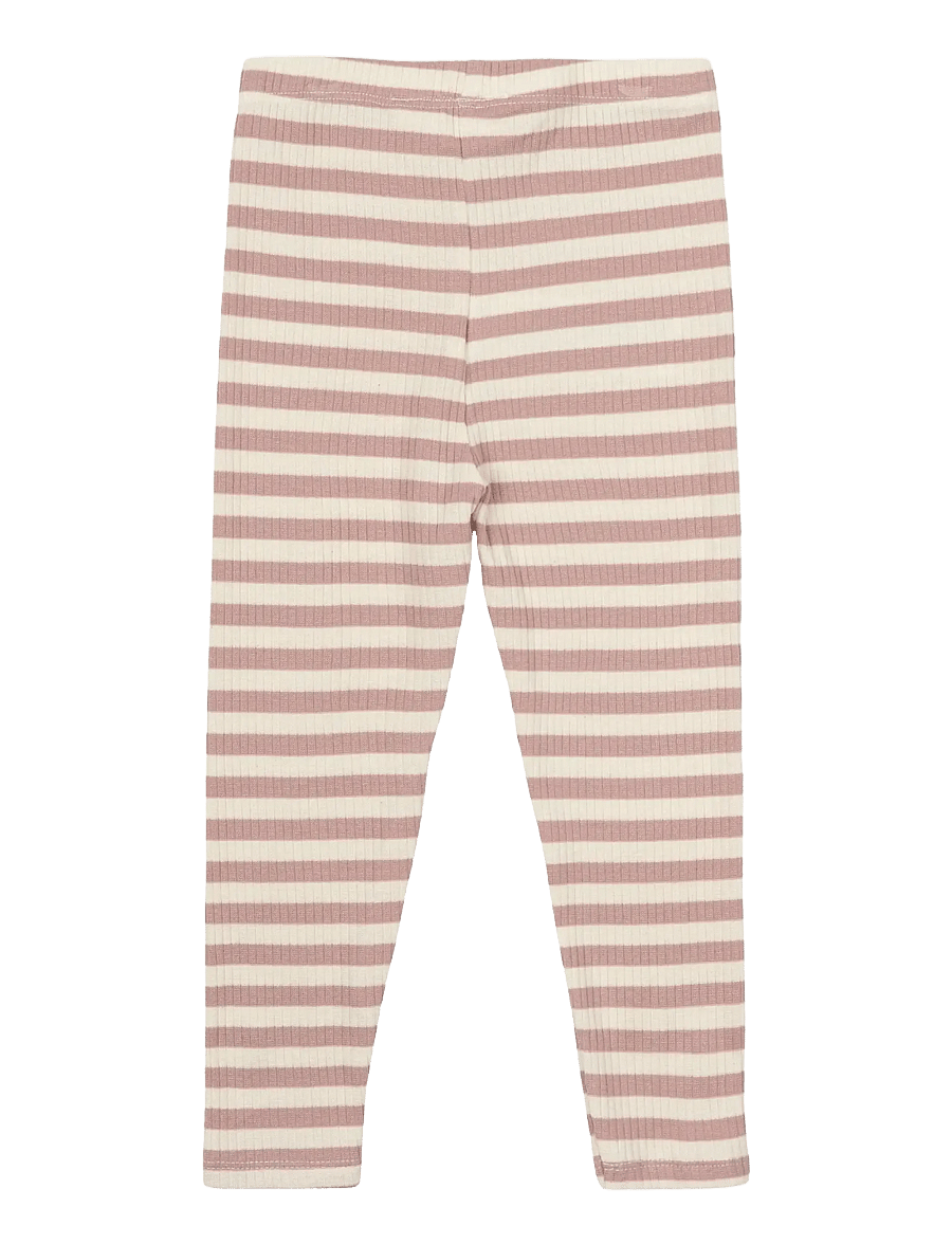 The New - TNSBFro Uni Rib Leggings - leggings - adobe rose striped - 1