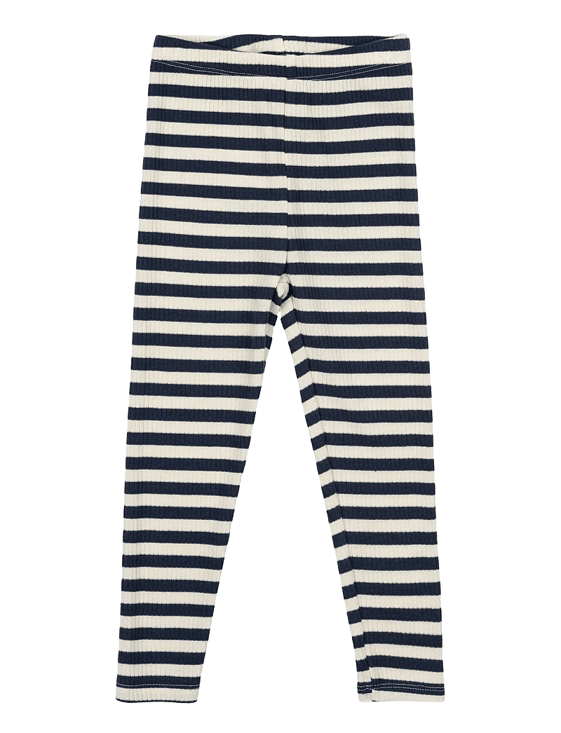 The New - TNSBFro Uni Rib Leggings - retuusid - mood indigo striped - 0