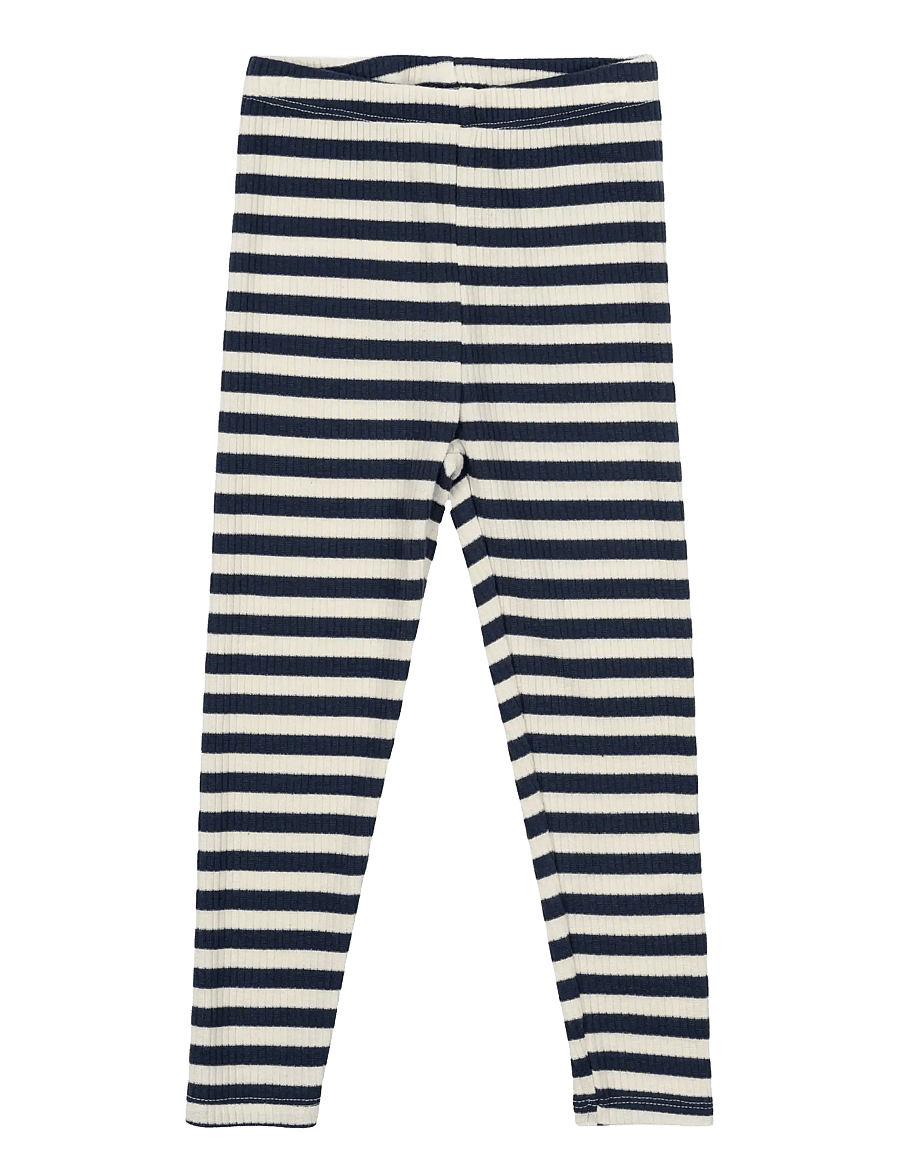The New - TNSBFro Uni Rib Leggings - leggings - mood indigo striped - 0