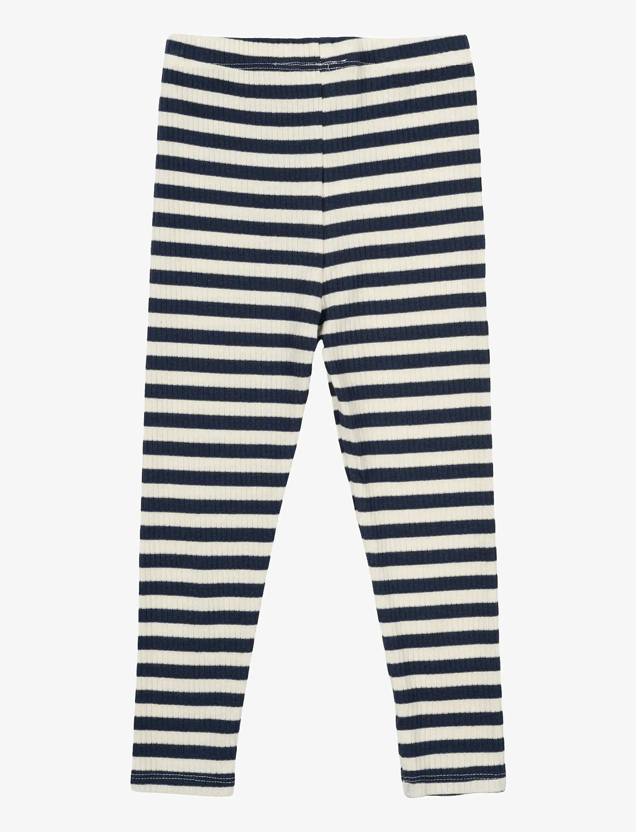The New - TNSBFro Uni Rib Leggings - retuusid - mood indigo striped - 1