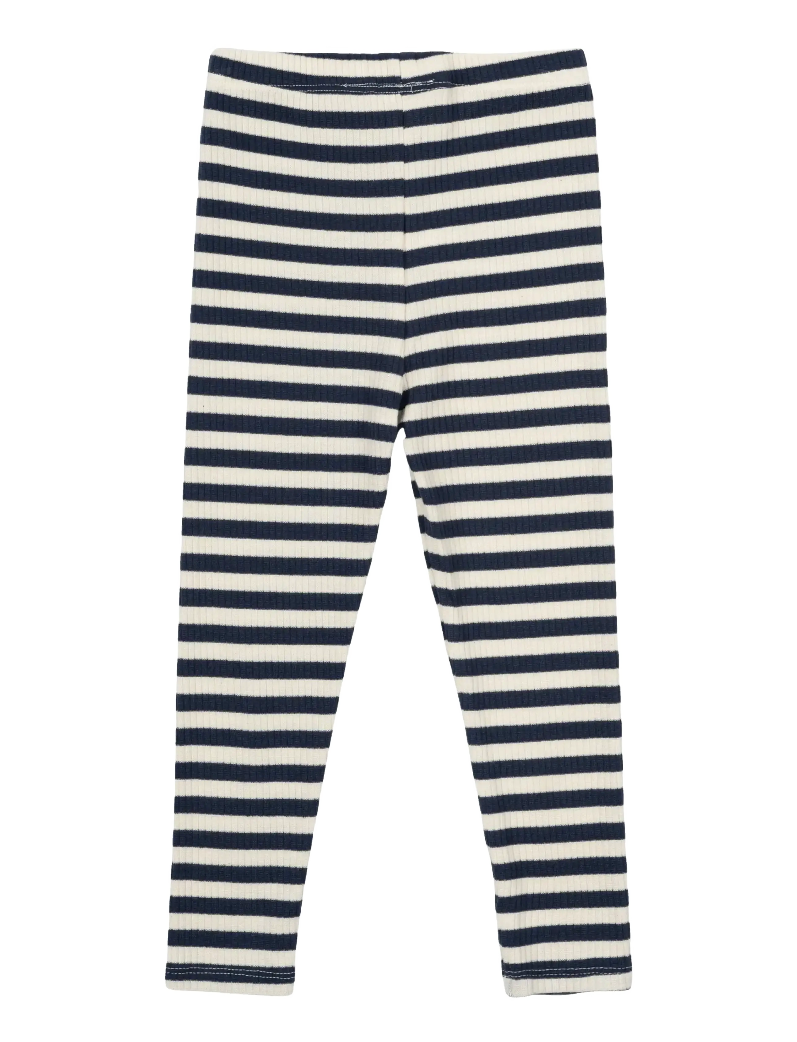 The New - TNSBFro Uni Rib Leggings - leggings - mood indigo striped - 1