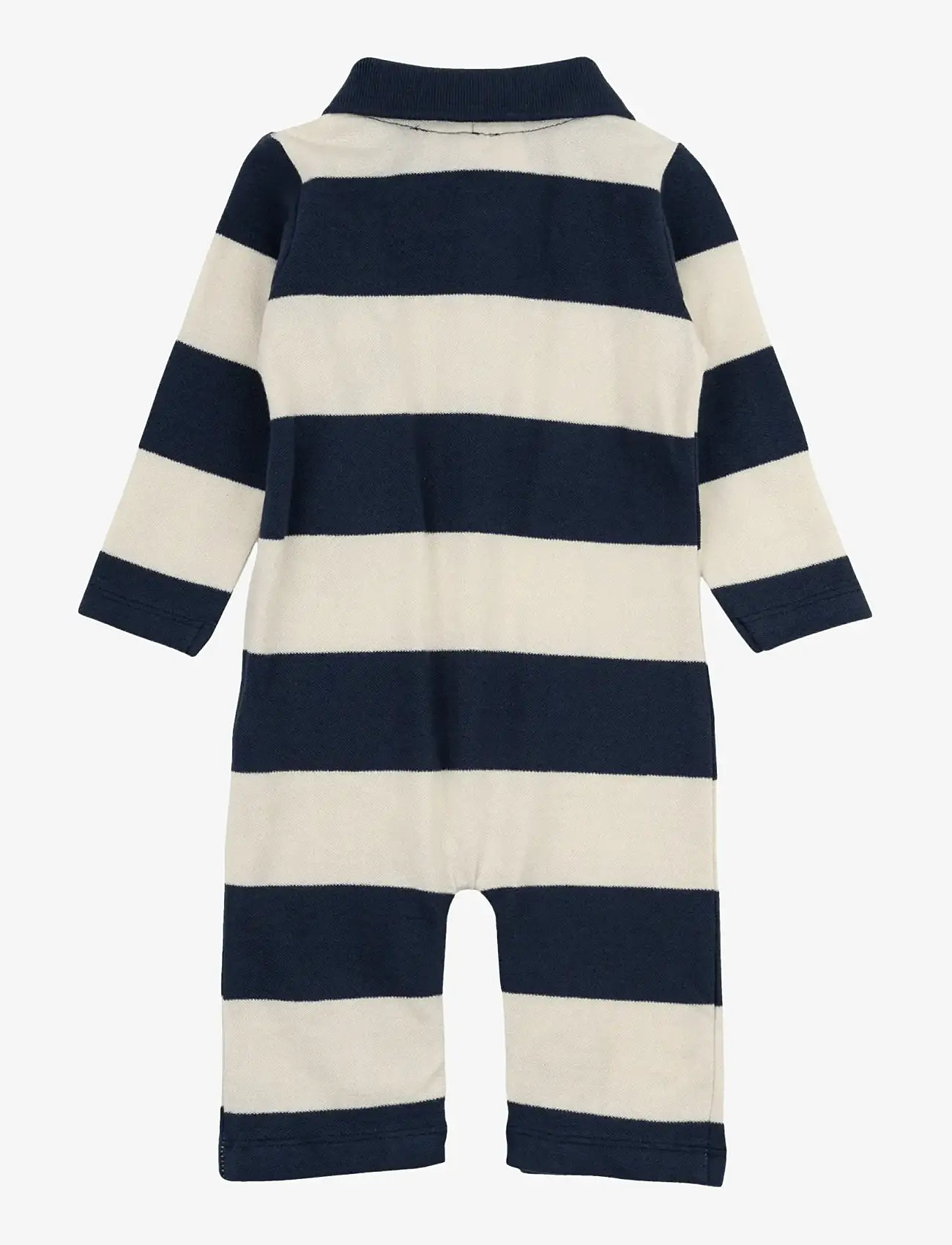 The New - TNSBNoah L_S Pique Jumpsuit - langärmelige bodys - mood indigo striped - 1