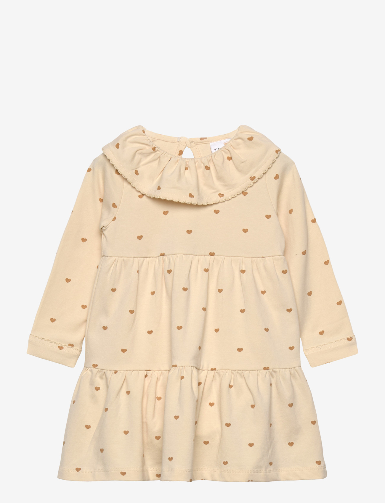 The New - TNSBNova L_S Bodydress - langärmelige babykleider - white swan aop - 0