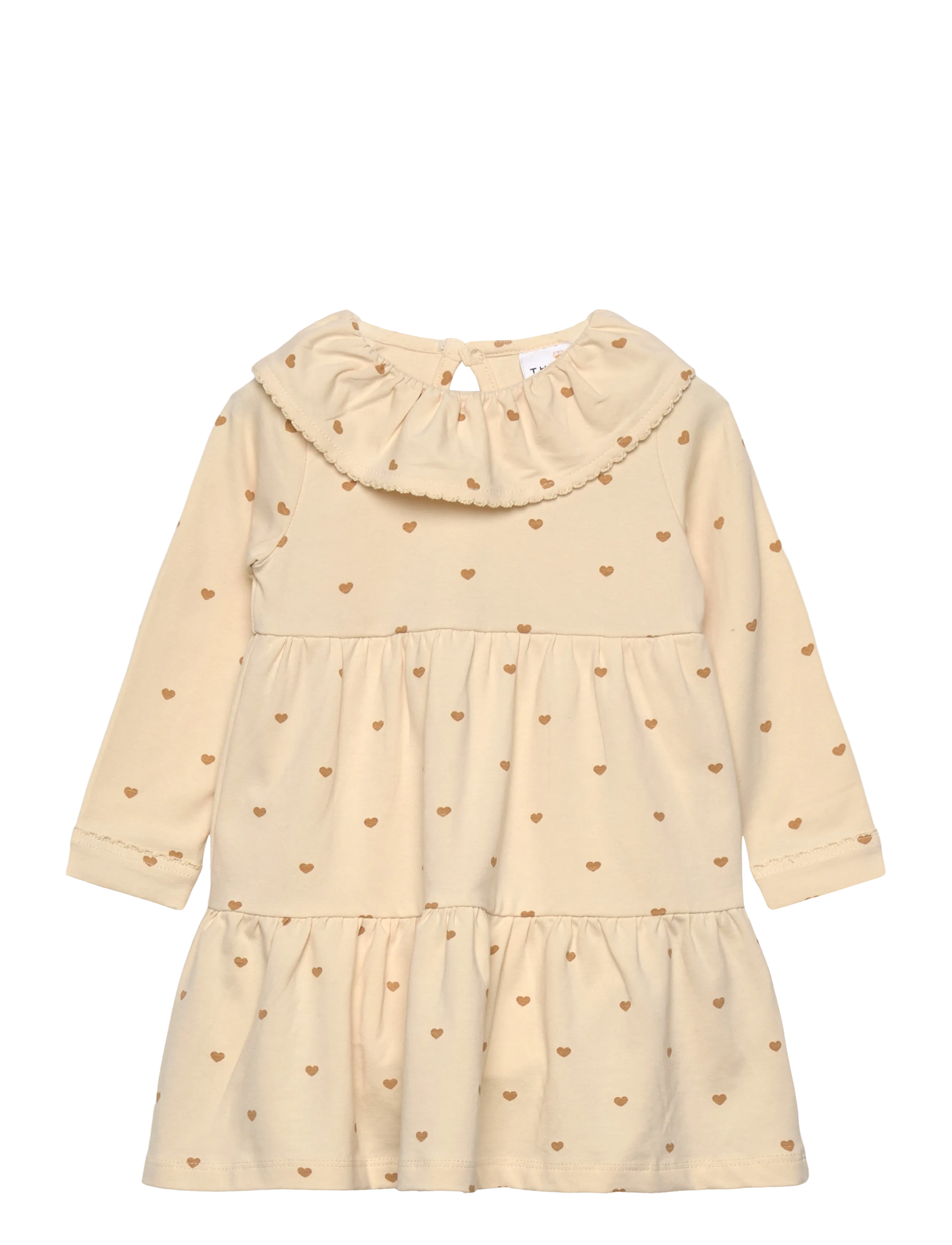 The New TNSBNova L_S Bodydress - Vintererbjudanden - WHITE SWAN AOP / cream