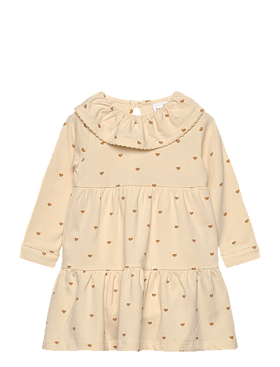 The New TNSBNova L_S Bodydress - Kleidung - WHITE SWAN AOP / cream