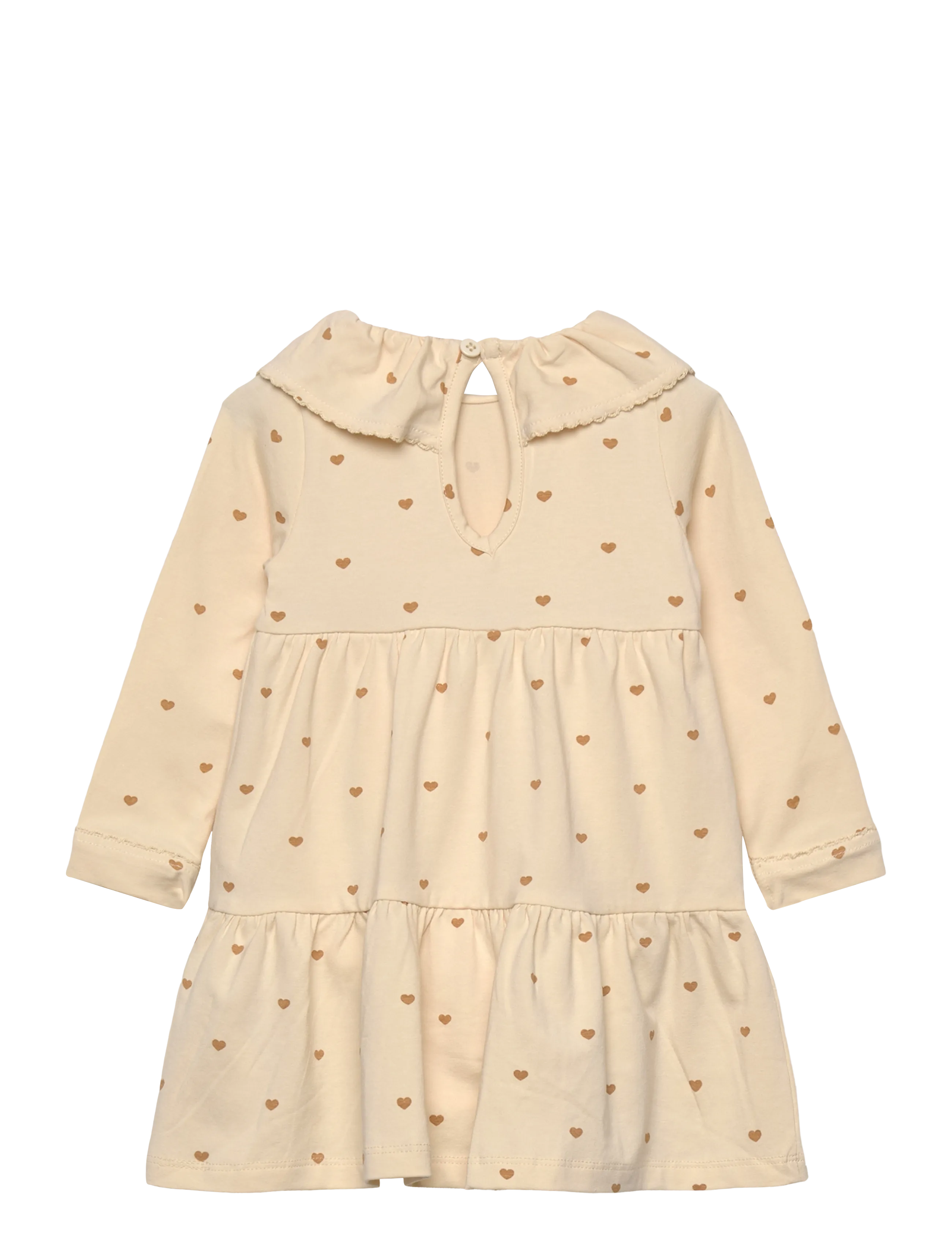 The New - TNSBNova L_S Bodydress - robes pour bébés à manches longues - white swan aop - 1