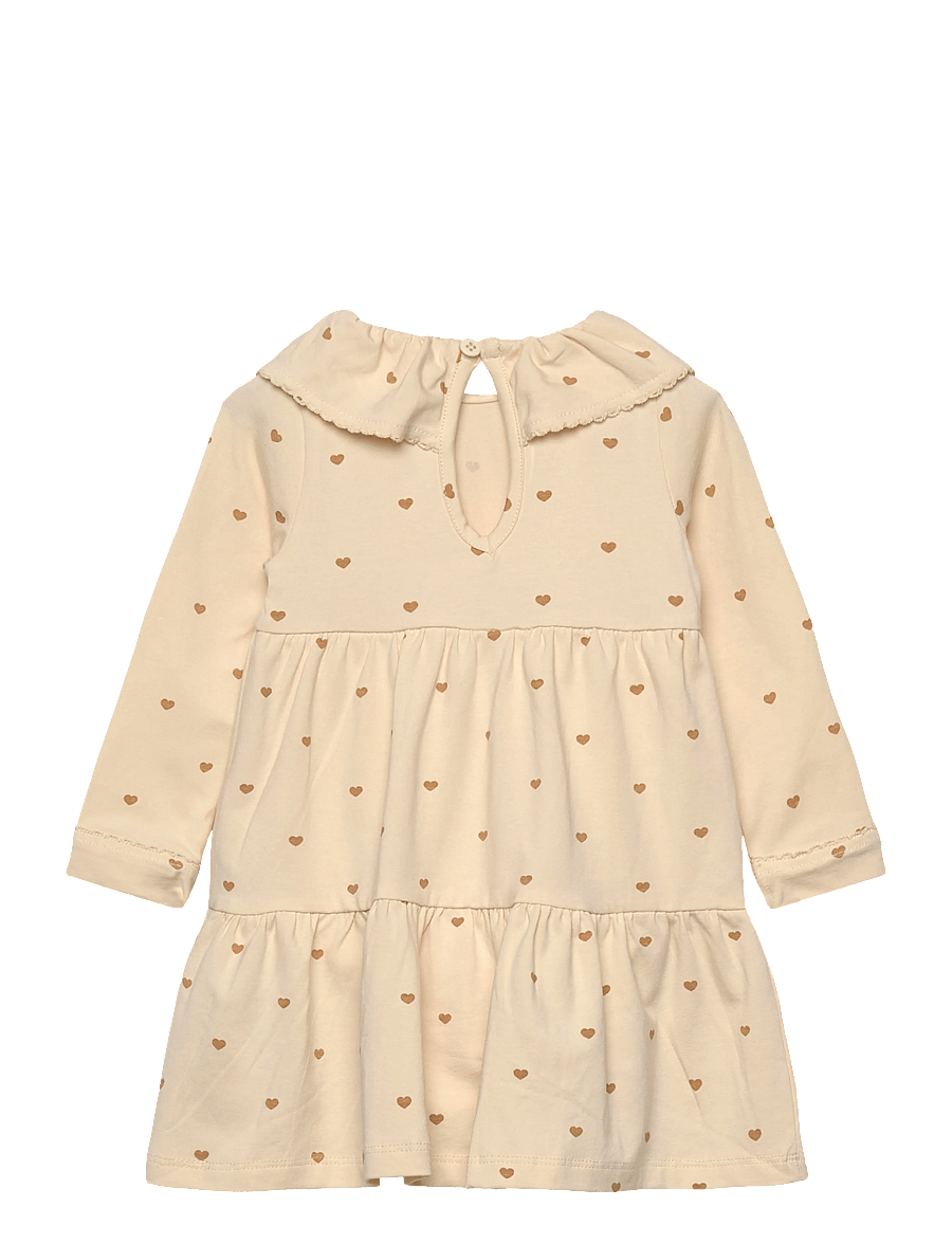 The New - TNSBNova L_S Bodydress - robes pour bébés à manches longues - white swan aop - 1
