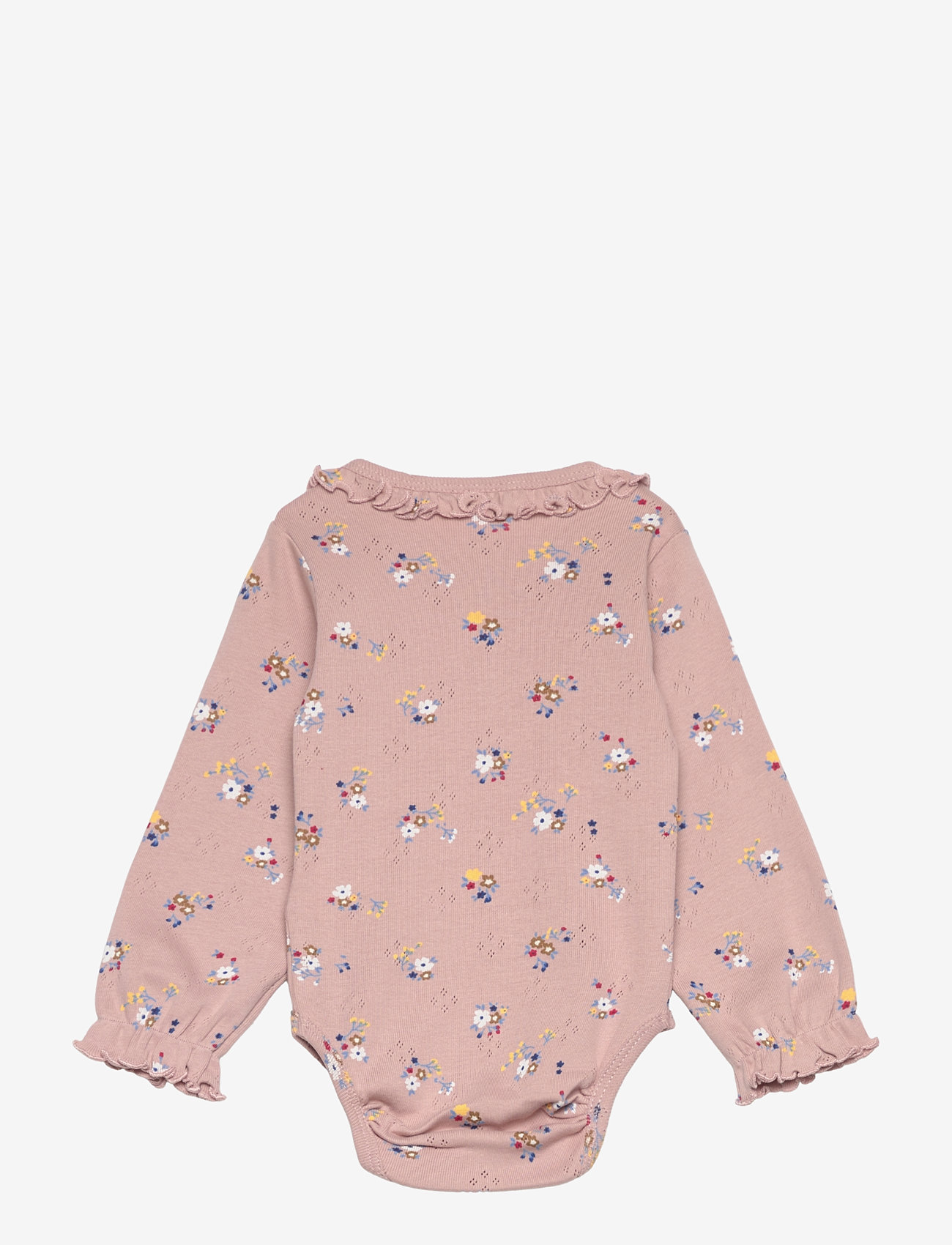 The New - TNSBNicole L_S Pointelle Body - långärmade bodies - adobe rose - 1