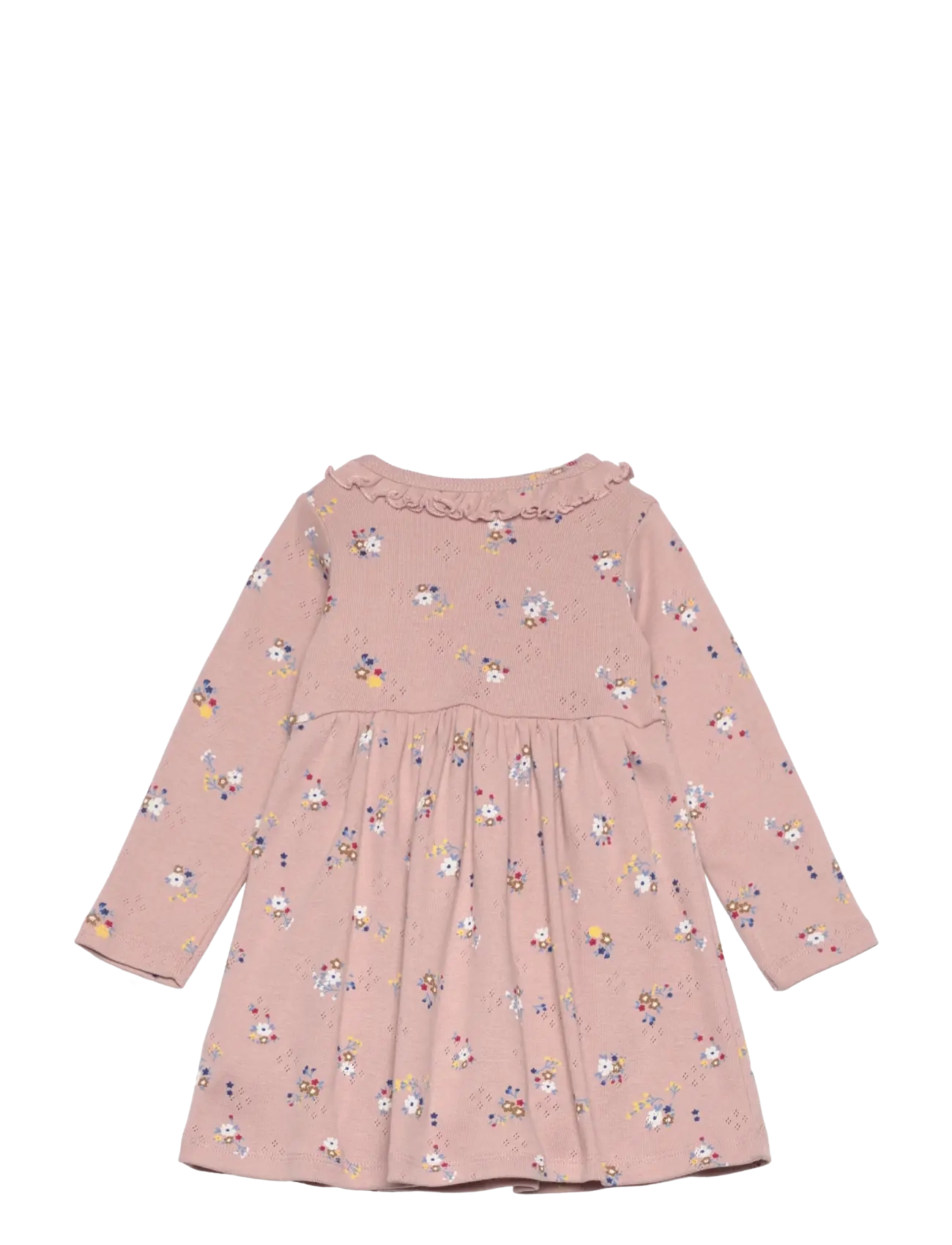 The New - TNSBNicole L_S Pointelle Bodydress - robes pour bébés à manches longues - adobe rose - 1