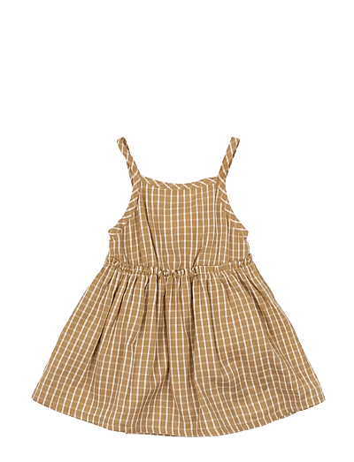 The New TNSBNini Strap Bodydress - Clothing - APPLE CINNAMON CHECK / beige
