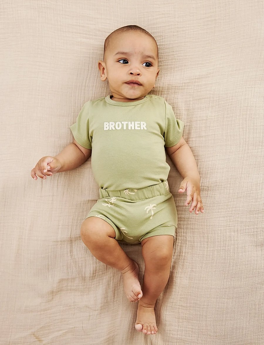 The New - TNSBBrother S_S Body - kortærmede bodyer - tea - 3