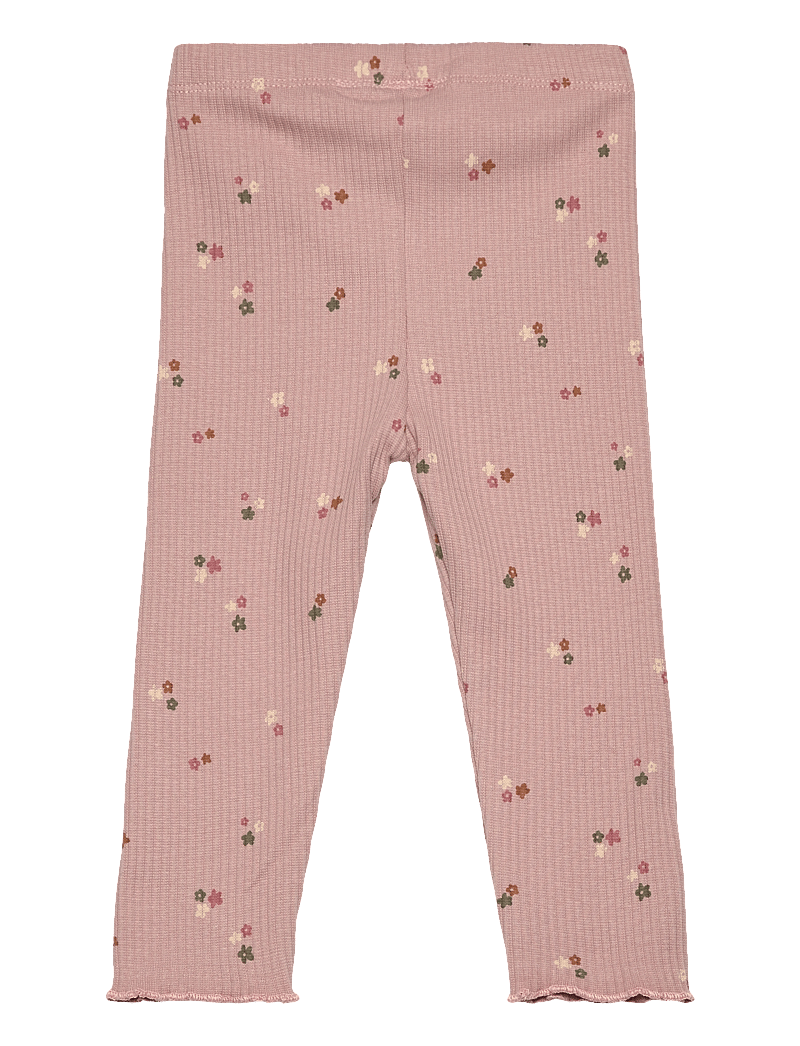 The New - TNSBOdelia Rib Leggings - adobe rose aop - 1