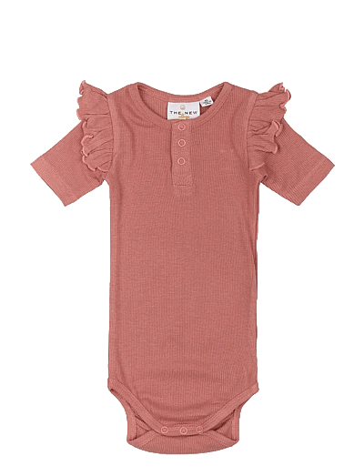 The New TNSBOriel S_S Rib Body - Clothing - OLD ROSE / pink/rose