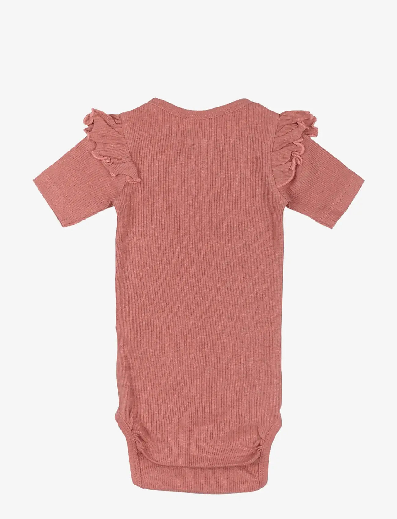 The New - TNSBOriel S_S Rib Body - kortærmede bodyer - old rose - 2