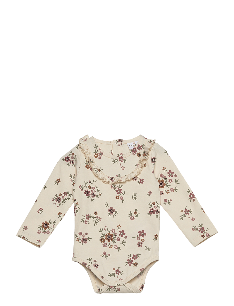 The New - TNSBOlympia L_S Body - långärmade bodies - white swan aop - 0