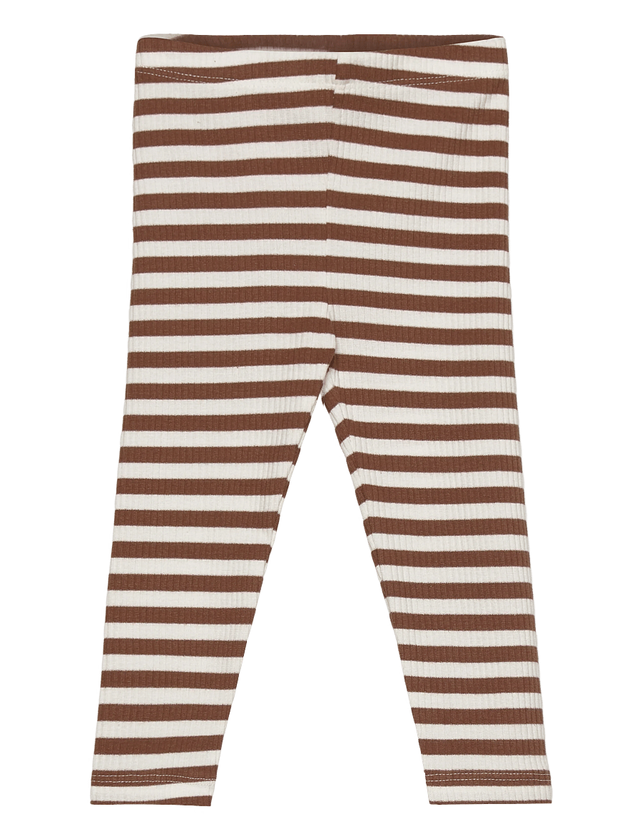 The New - TNSBFro Rib Leggings - leggings - toffee striped - 0