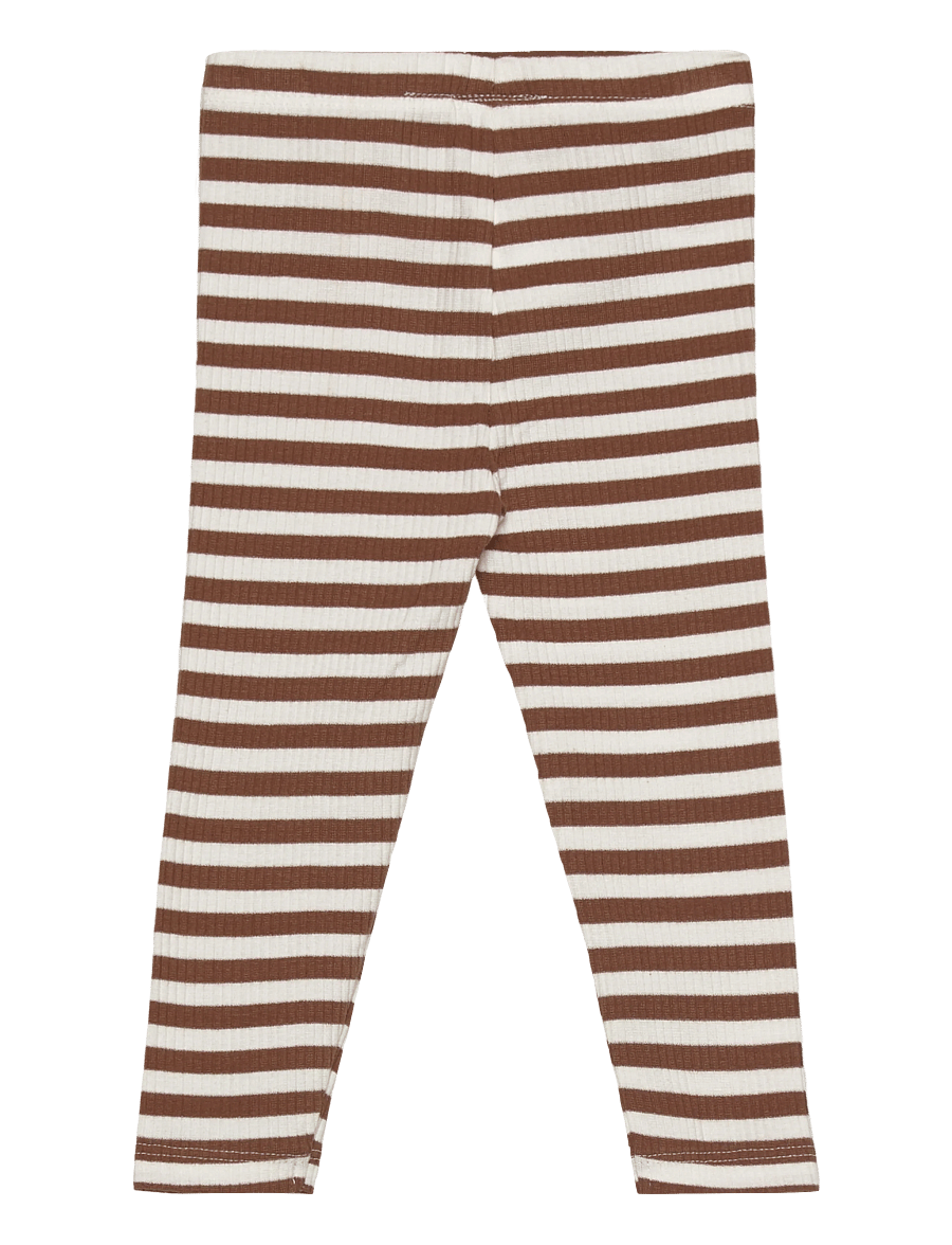 The New - TNSBFro Rib Leggings - leggings - toffee striped - 1