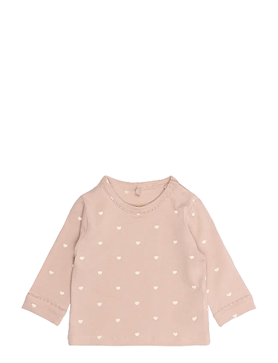The New TNSBNova L_S Tee - Clothing - ADOBE ROSE / white