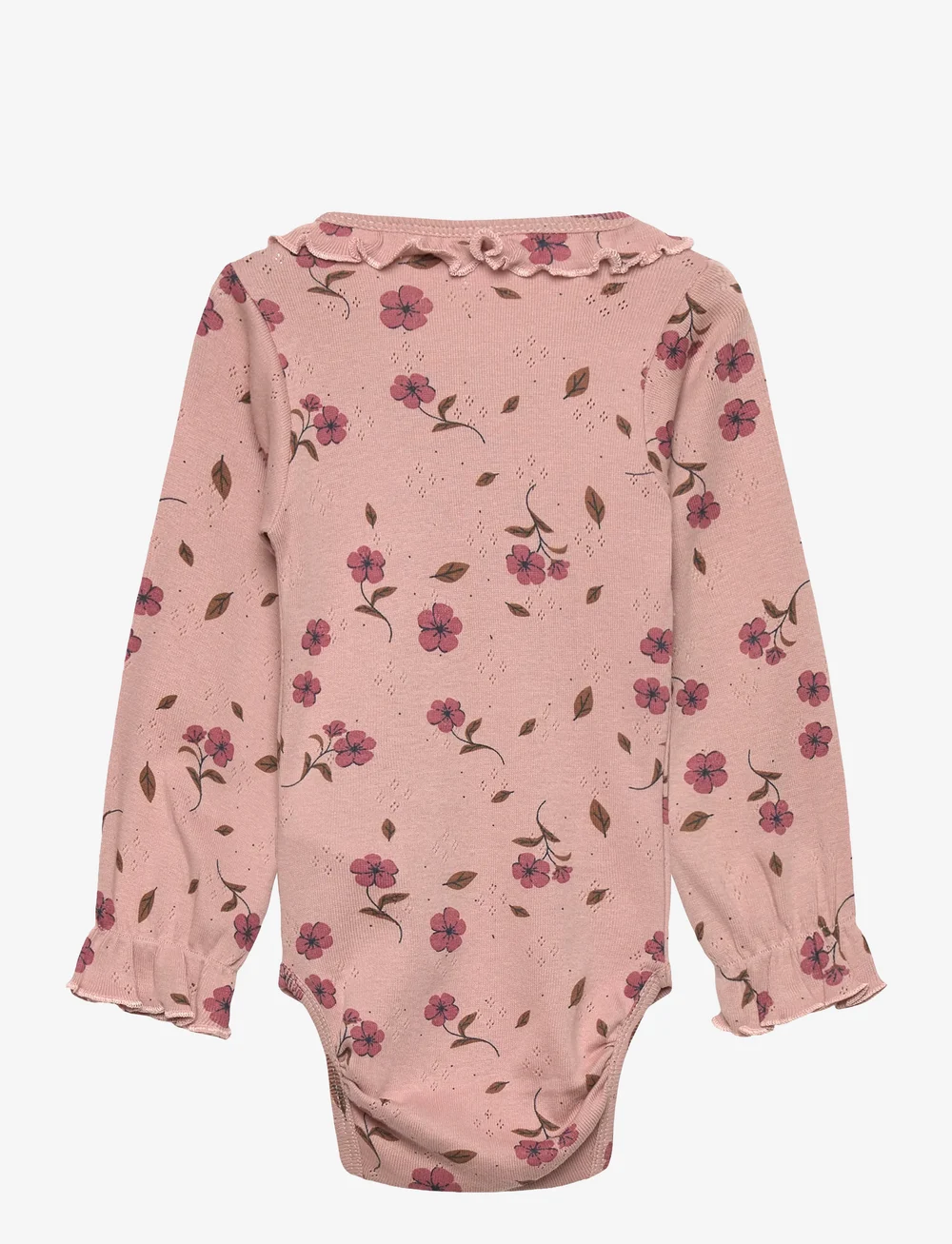 The New - TNSBPicole L_S Pointelle Body - langärmelige bodys - adobe rose aop - 1