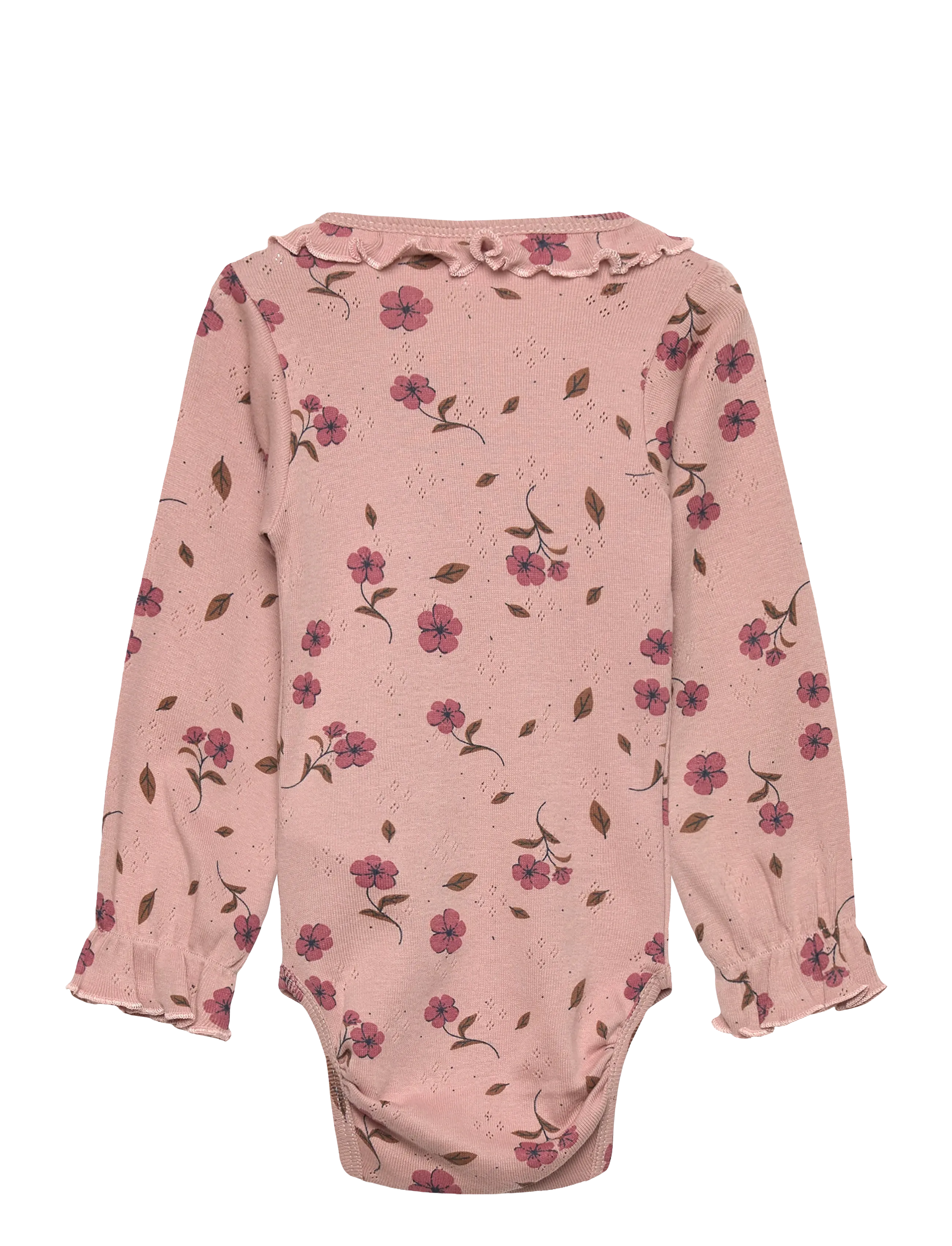 The New - TNSBPicole L_S Pointelle Body - langärmelige bodys - adobe rose aop - 1