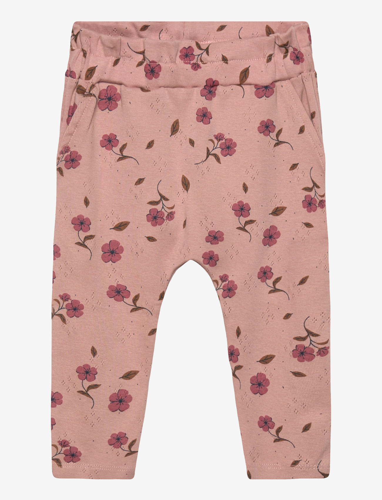 The New - TNSBPicole Pointelle Pants - baby trousers - adobe rose aop - 0