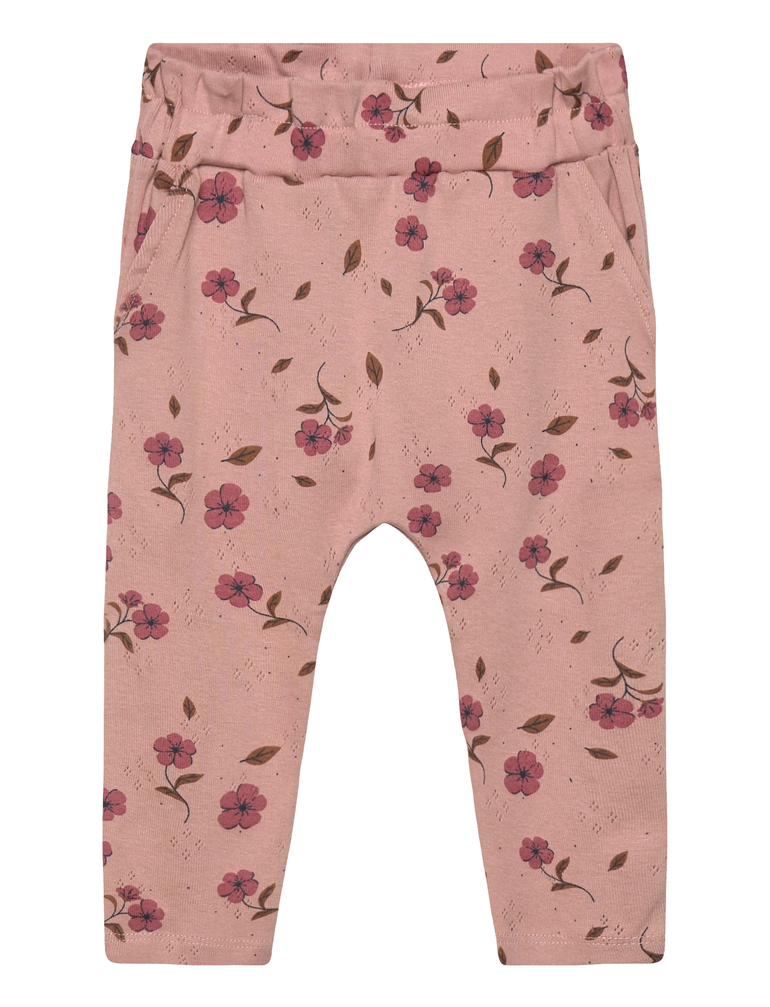 The New TNSBPicole Pointelle Pants - Bukser - ADOBE ROSE AOP / pink/rose