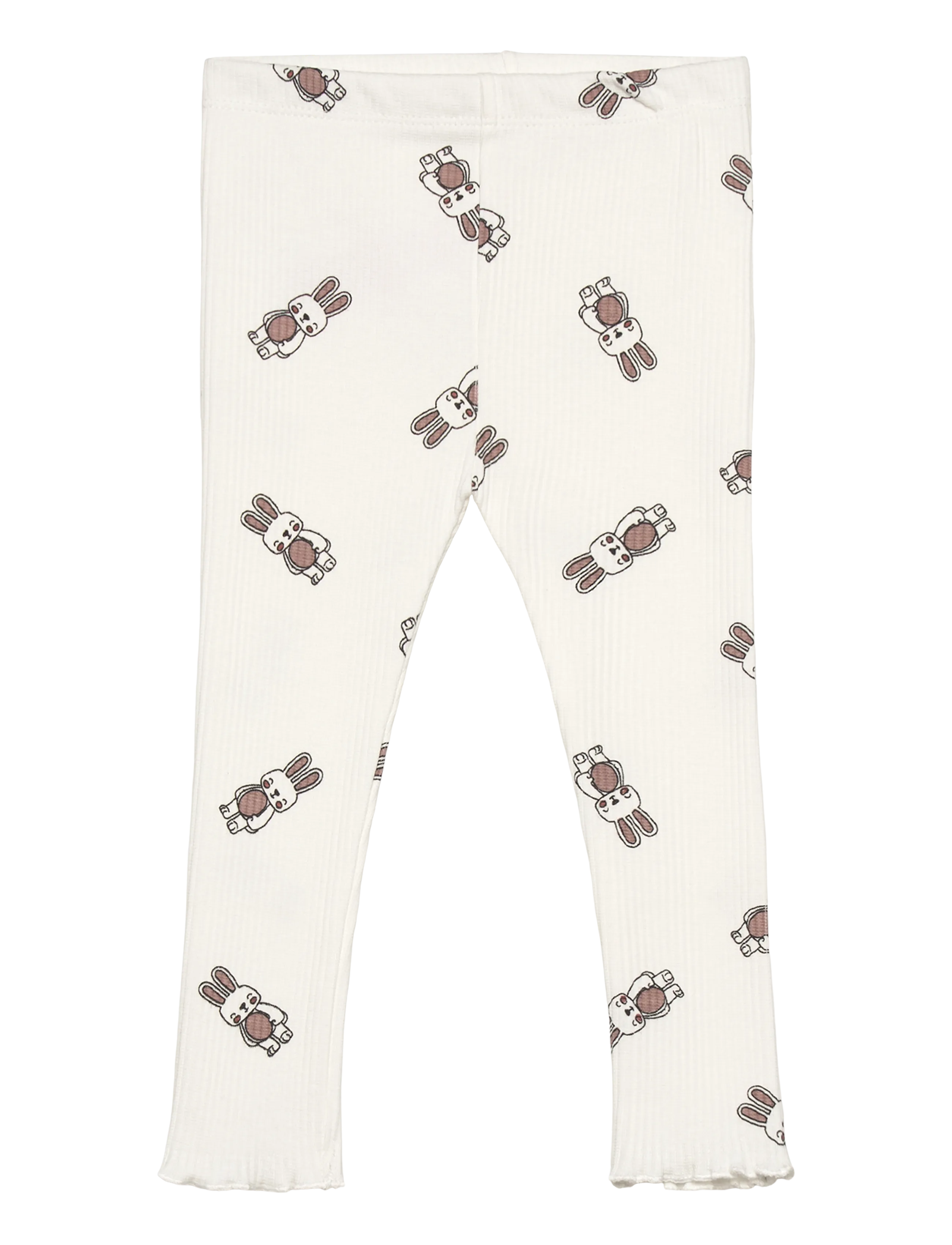 The New Tnsbpippa Rib Leggings, 56, Unterteile, Weiß - Kinder