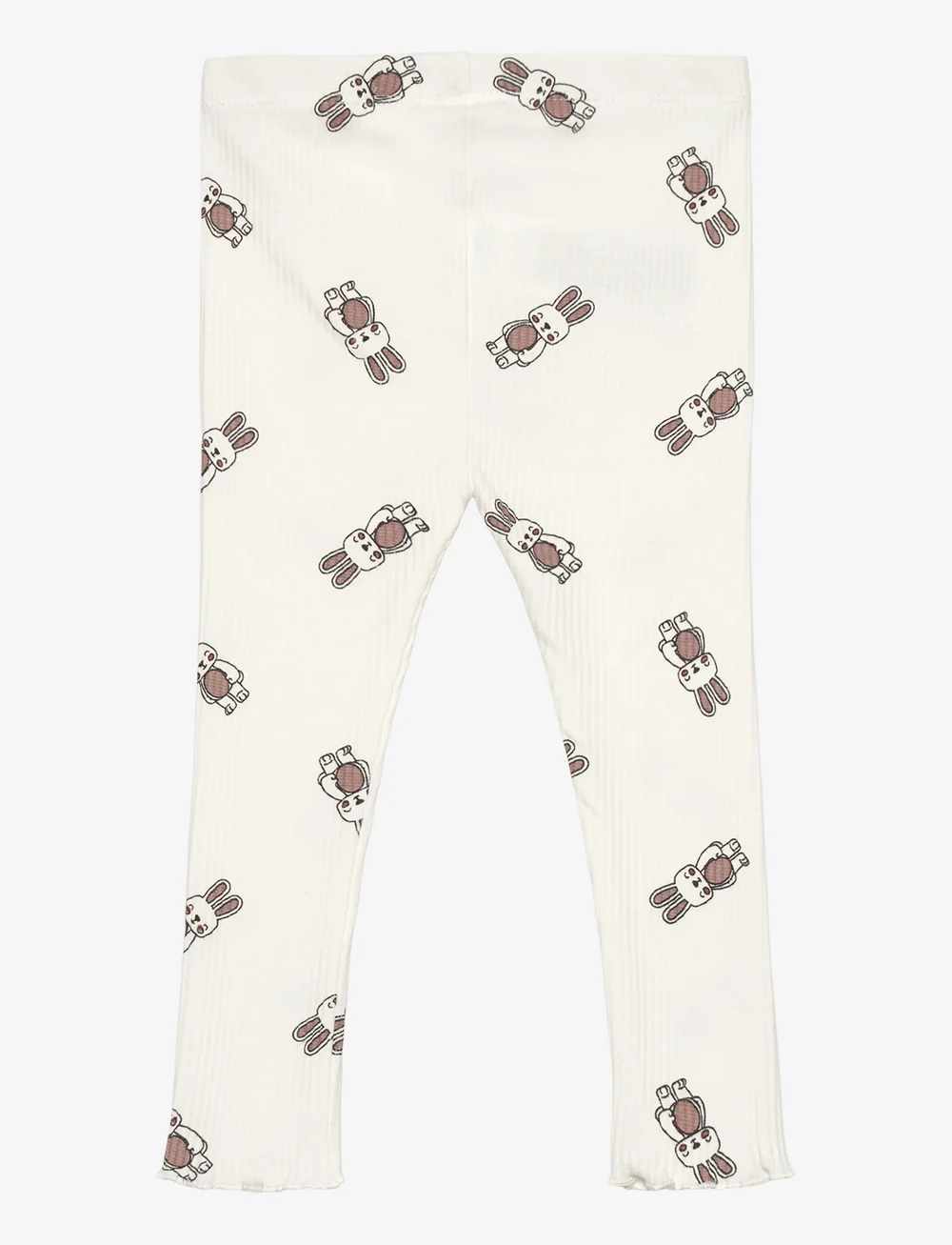 The New - TNSBPippa Rib Leggings - leggings - cloud dancer aop - 1