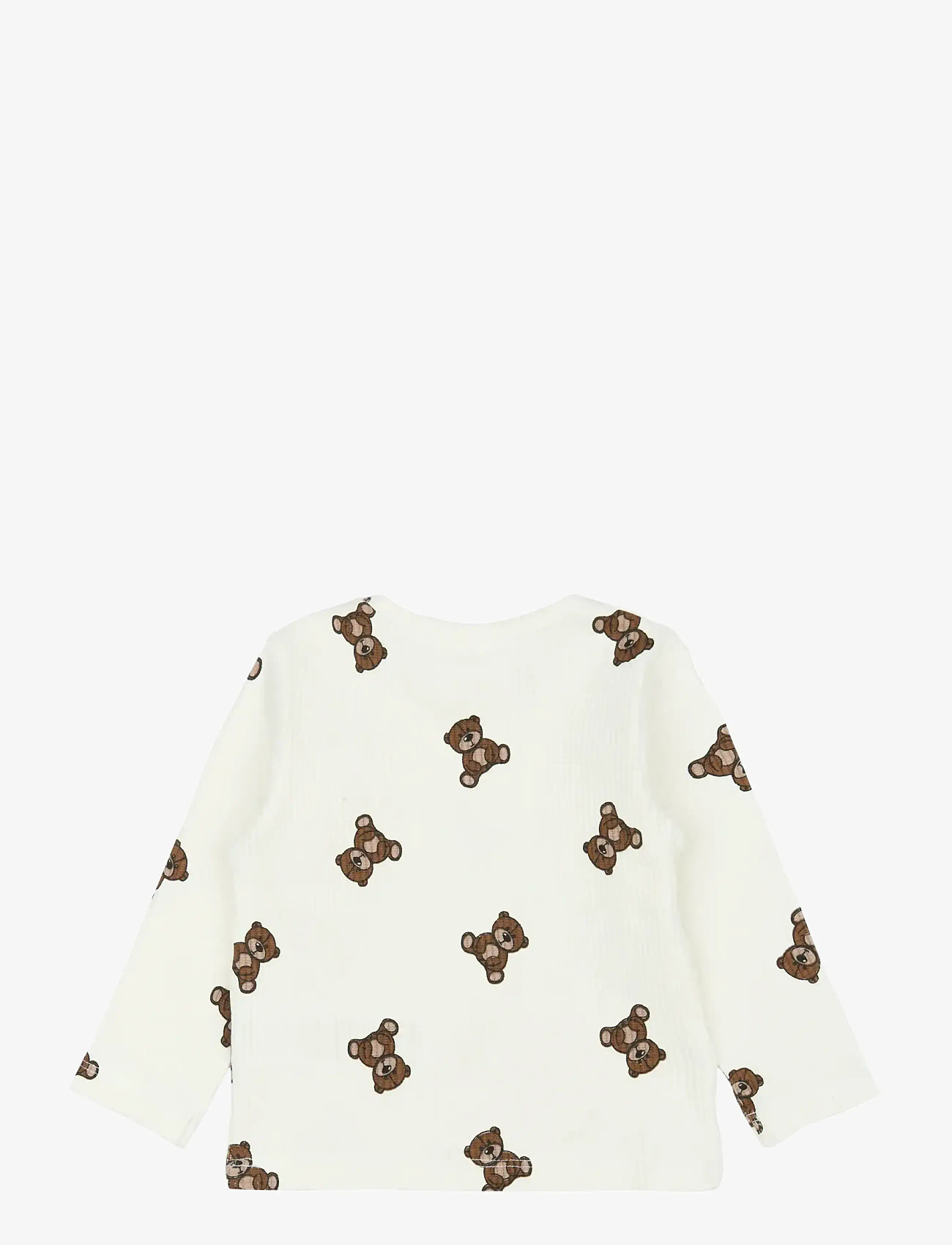 The New - TNSBPaulo L_S Rib Tee - langärmelig - cloud dancer aop - 2