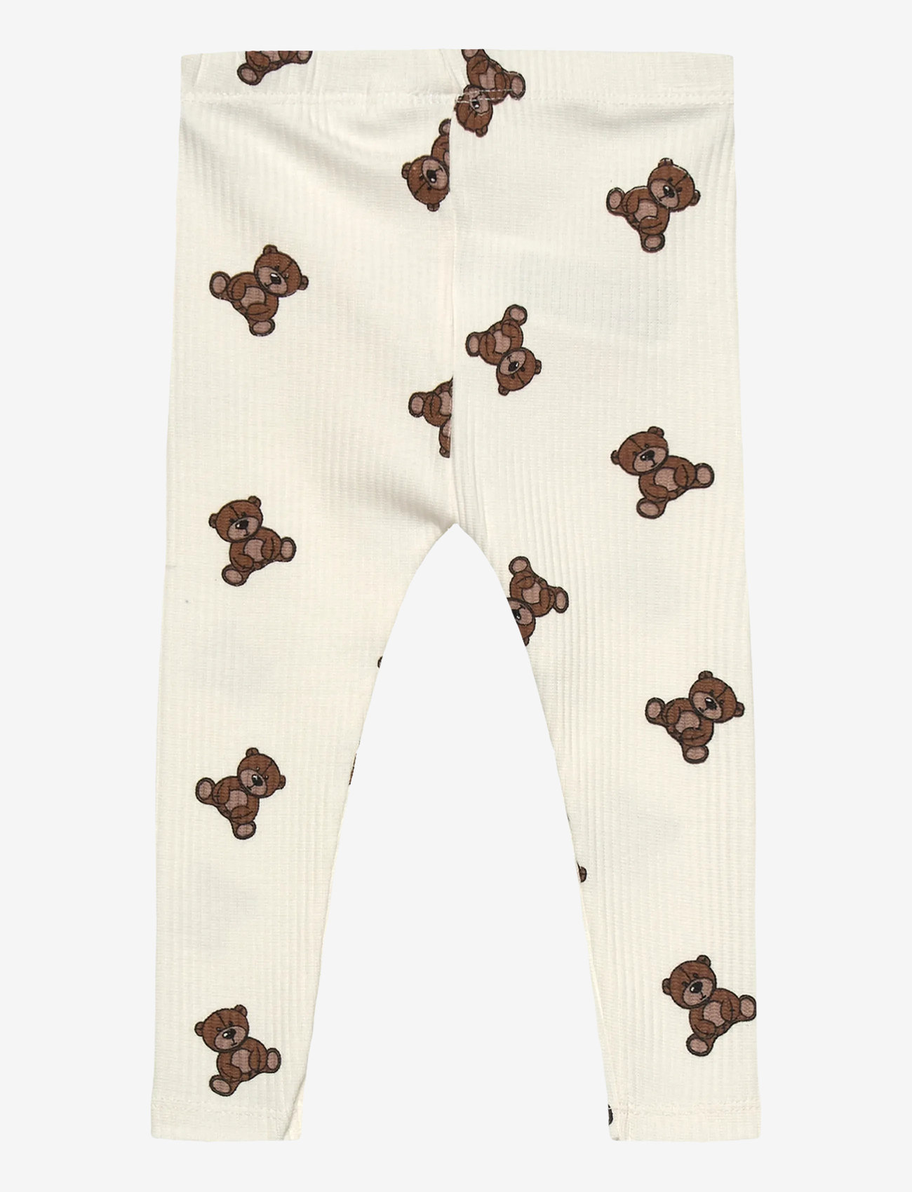The New - TNSBPaulo Rib Leggings - cloud dancer aop - 1