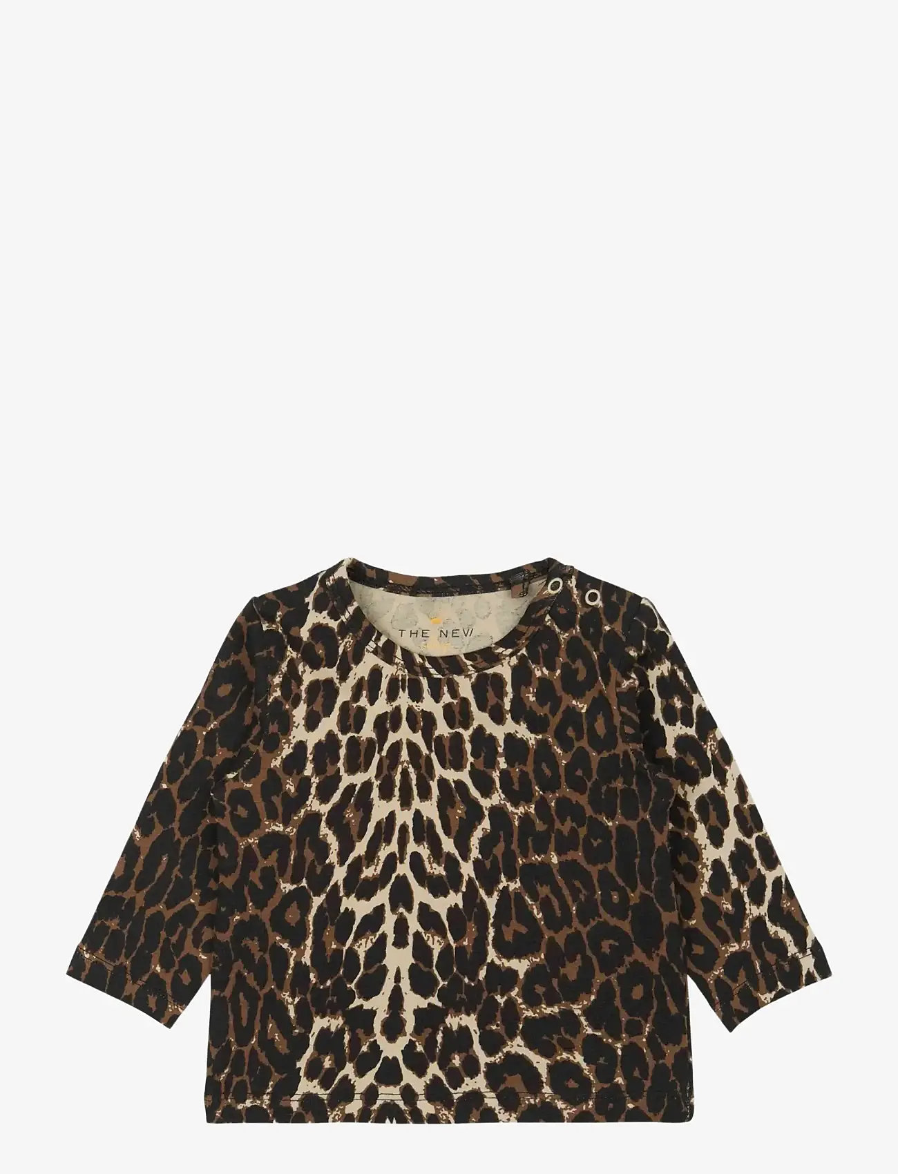 The New - TNSBPenny L_S Tee - långärmade t-shirts - feather gray aop - 0